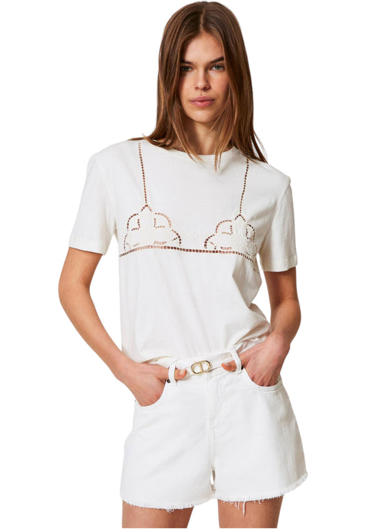 T-Shirt Manica Corta Donna Twinset