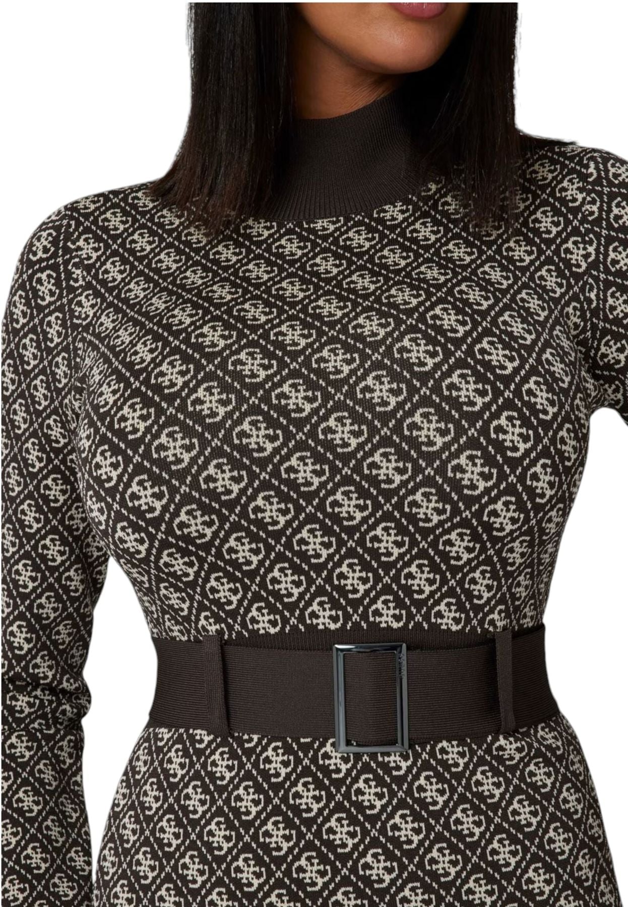 Vestito Corto Donna Guess Con Cintura Lise 4G W4BK43Z37K0