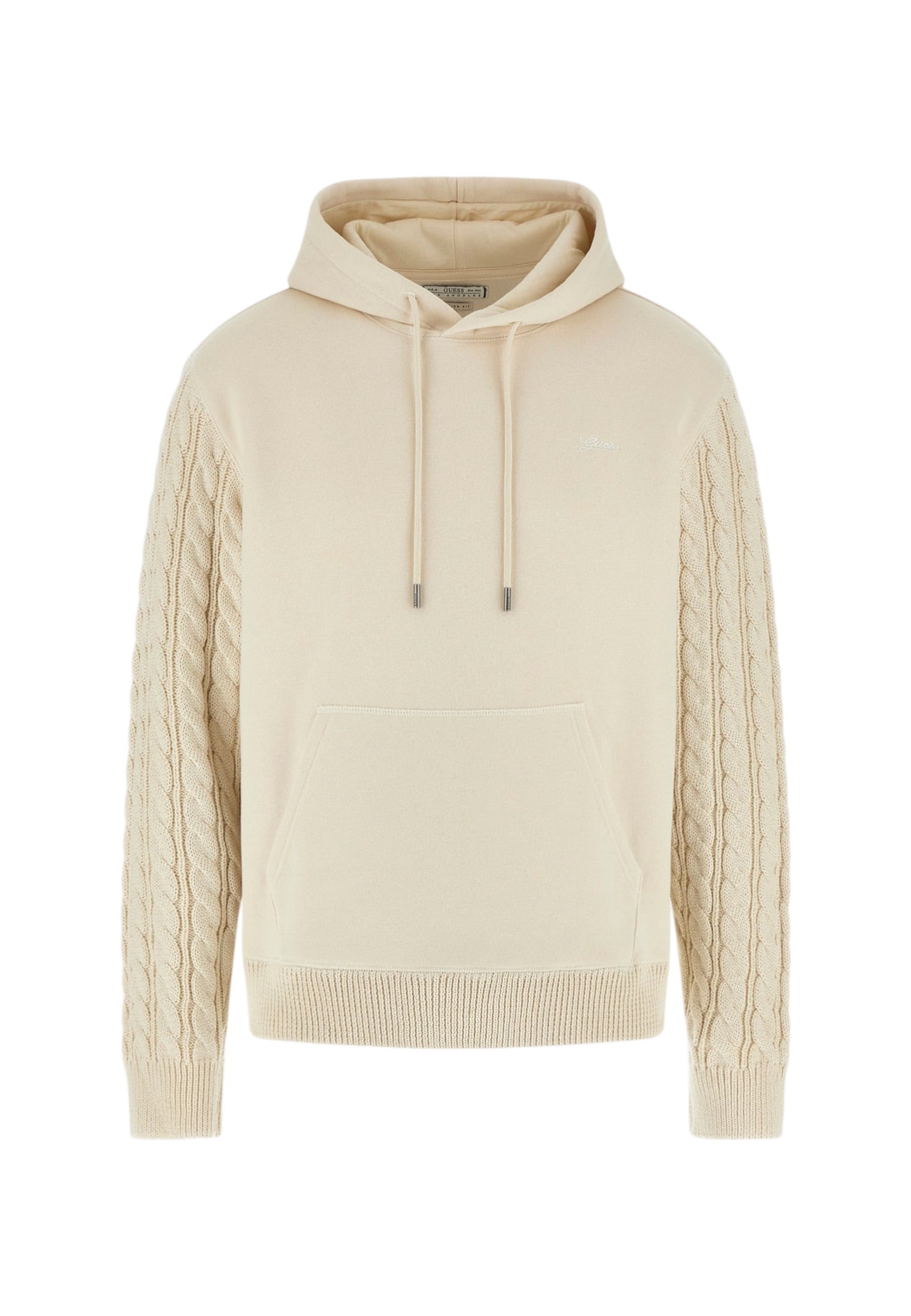 Felpa Con Cappuccio Uomo Guess Contrast Slevees M5BQ15K0981