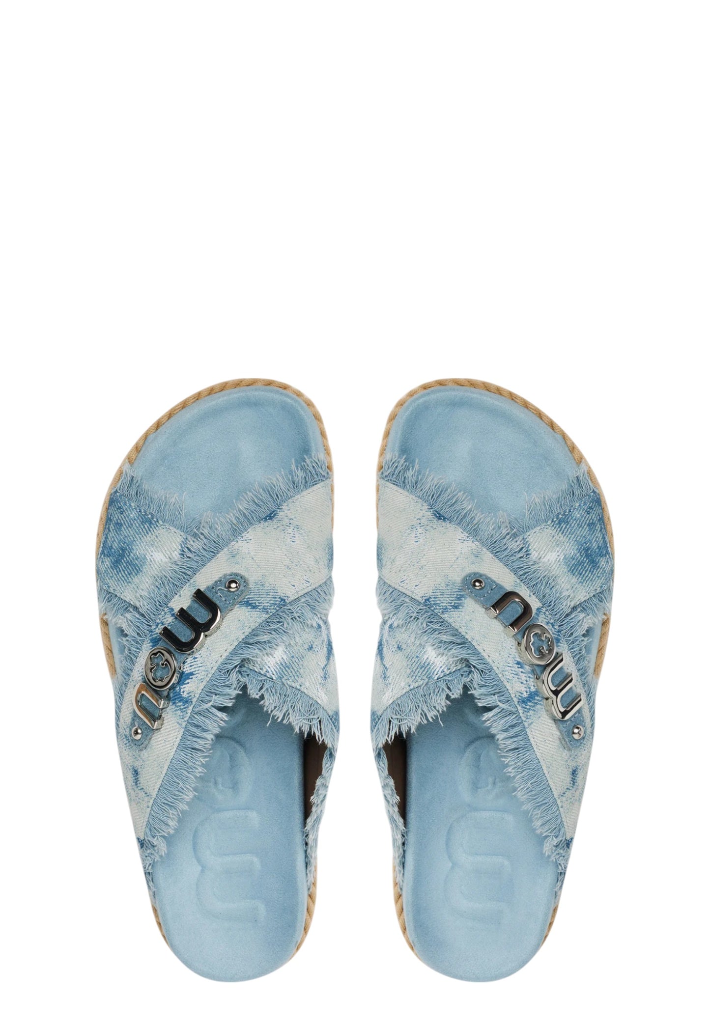 Sandali Donna Mou Criss-cross rope sandal painte