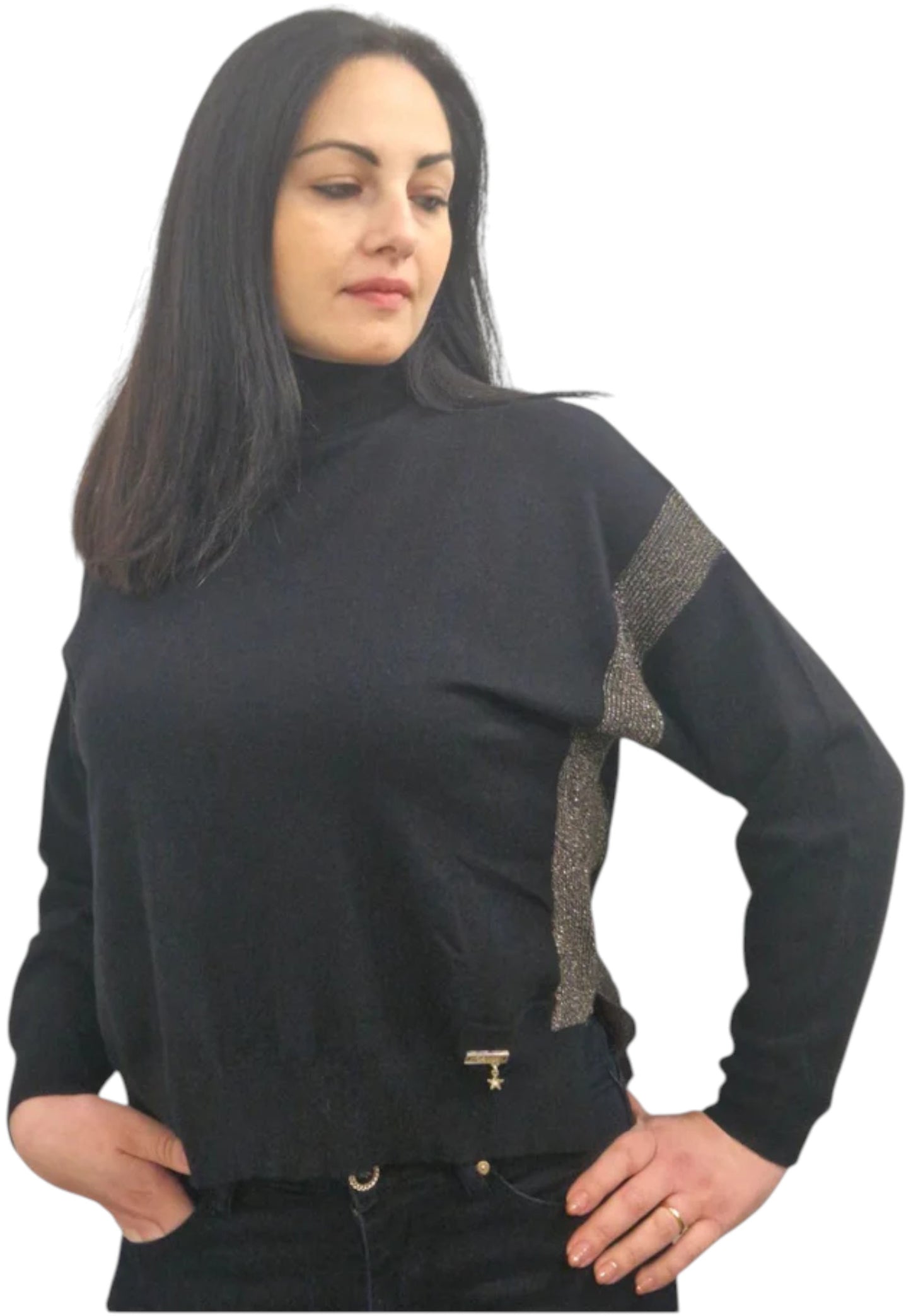 Maglione Collo Alto Donna Gaudi 221BD53013