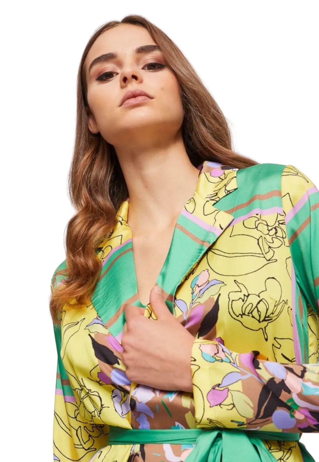 Giacca Elegante Donna Gaudi Blazer Con Cintura 311FD35012