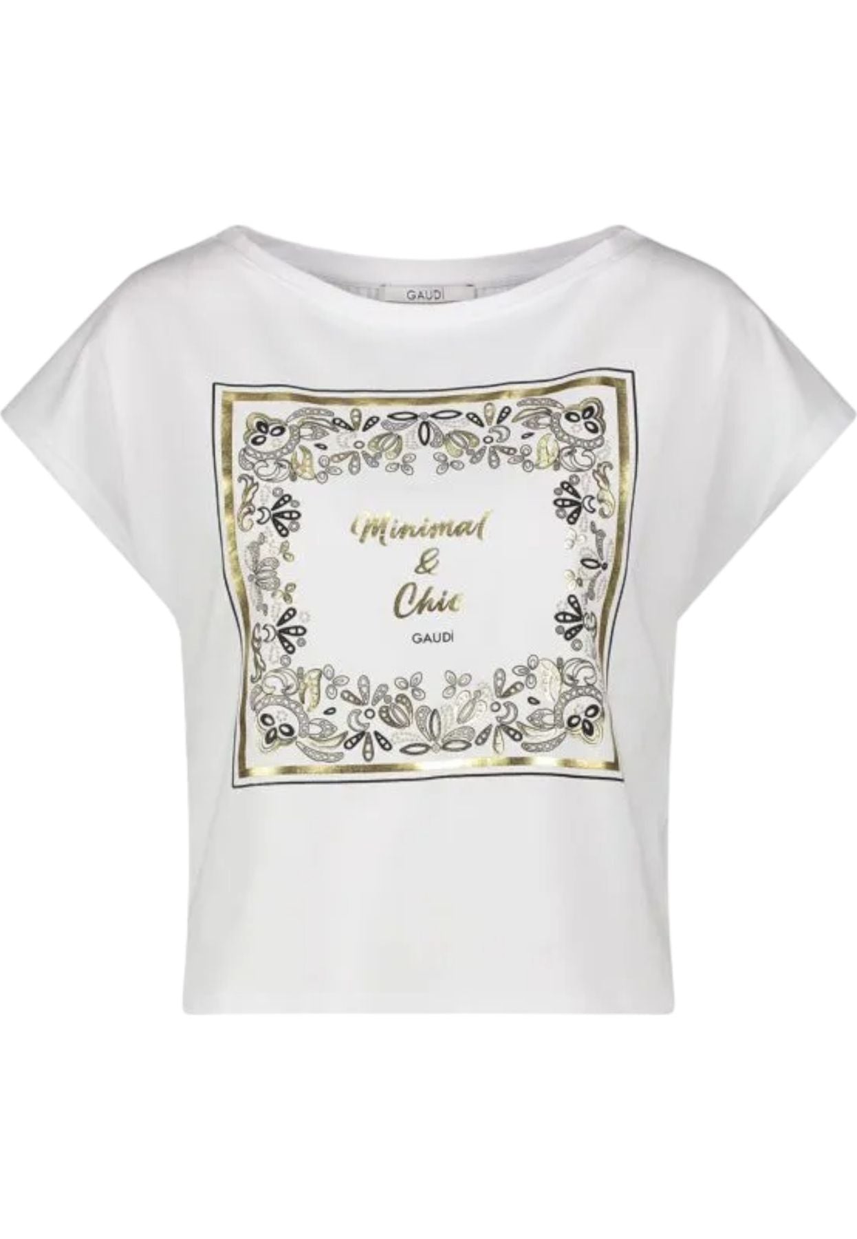 T-Shirt Manica Corta Donna Gaudi Spalla Scesa 411FD64011