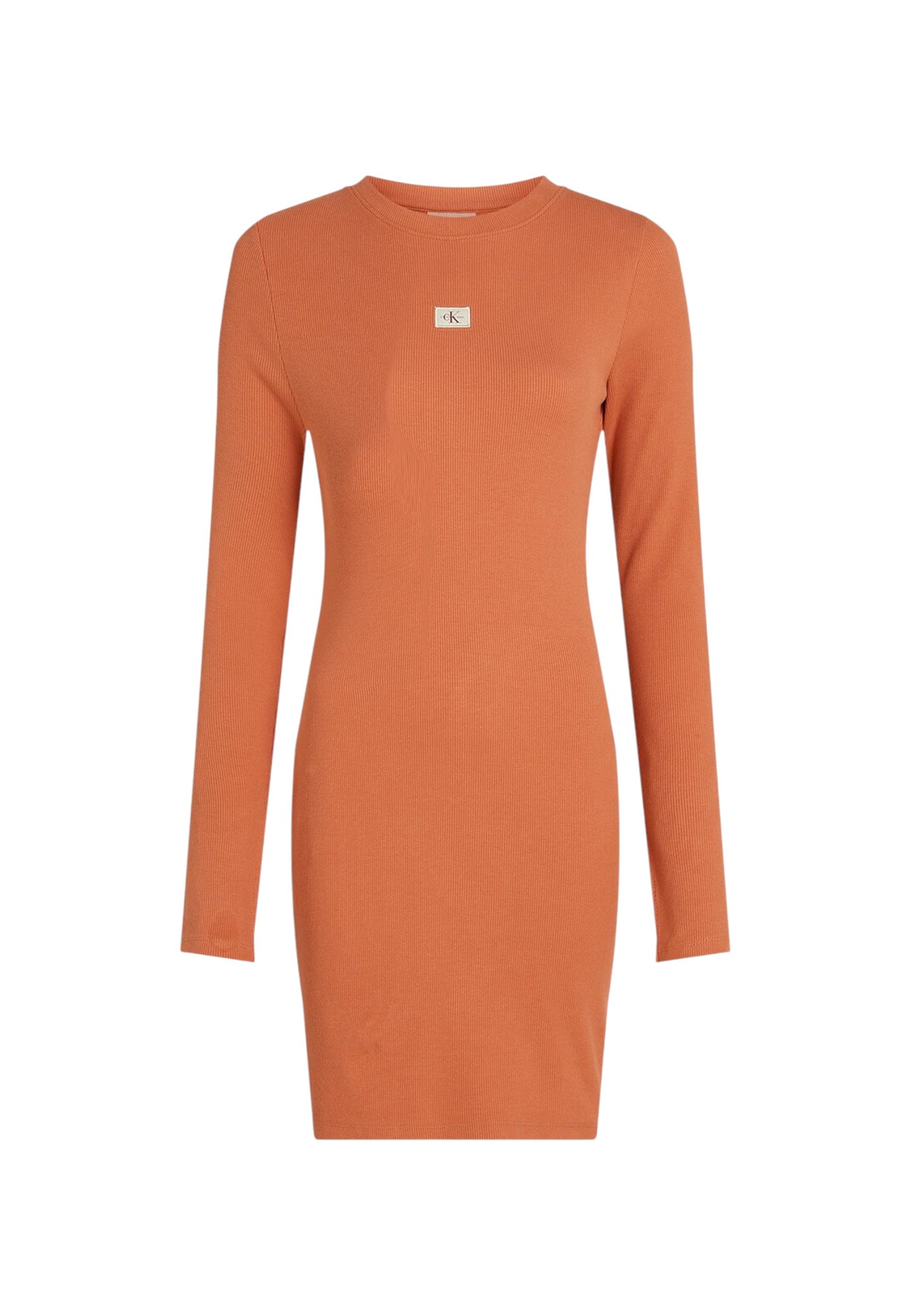 Vestito Corto Donna Calvin klein Jeans  Woven Label Rib Short