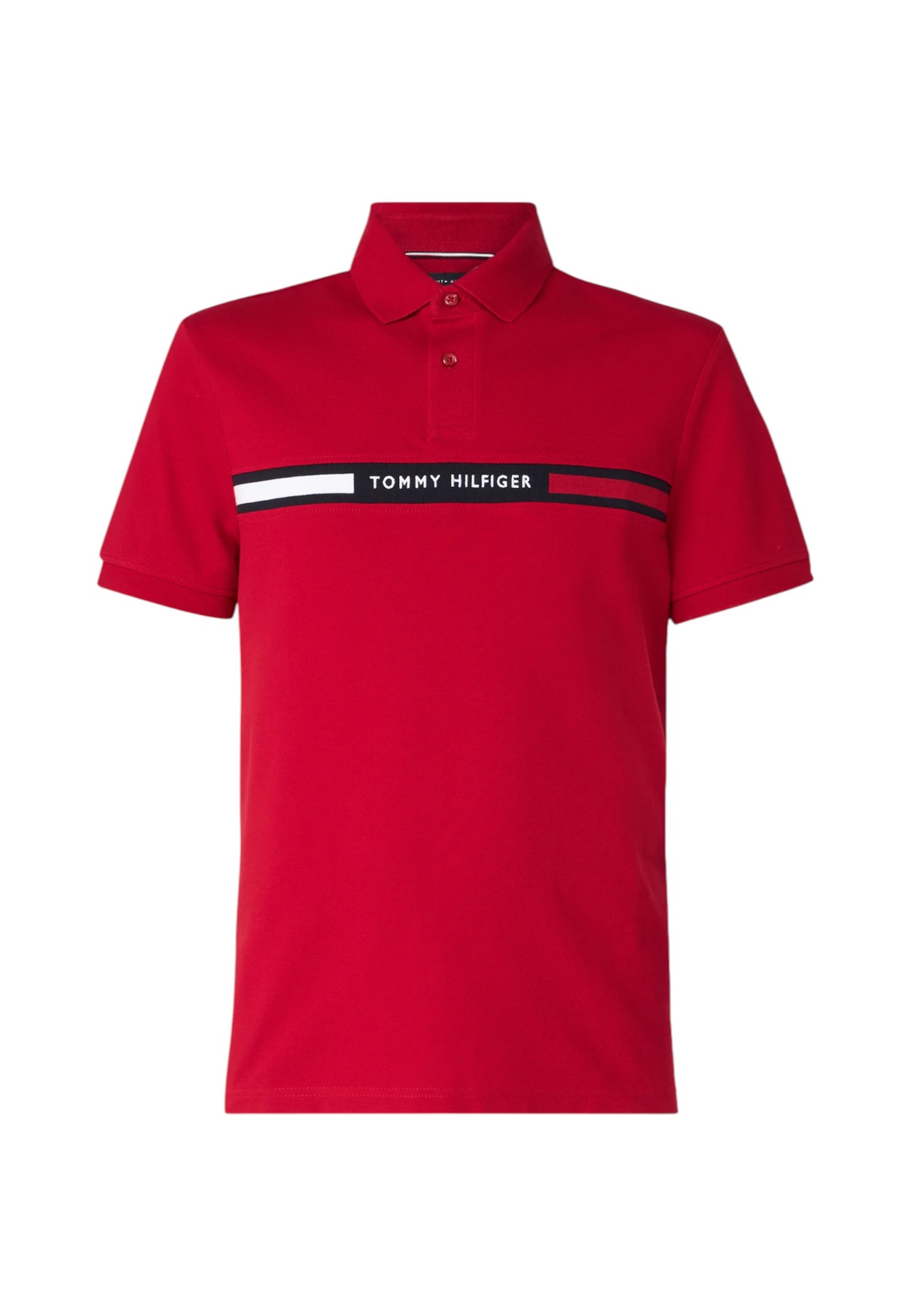 Polo Manica Corta Uomo Tommy Hilfiger  Hilfiger Chest Insert