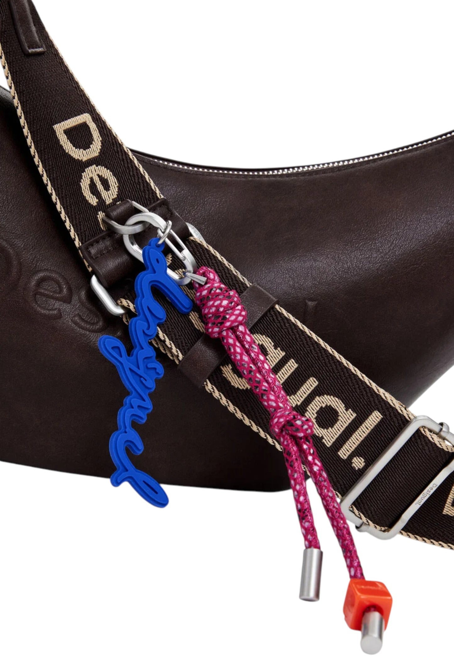 Borsa A Tracolla Donna Desigual Half Logo Zante Choco 25WAXPAX