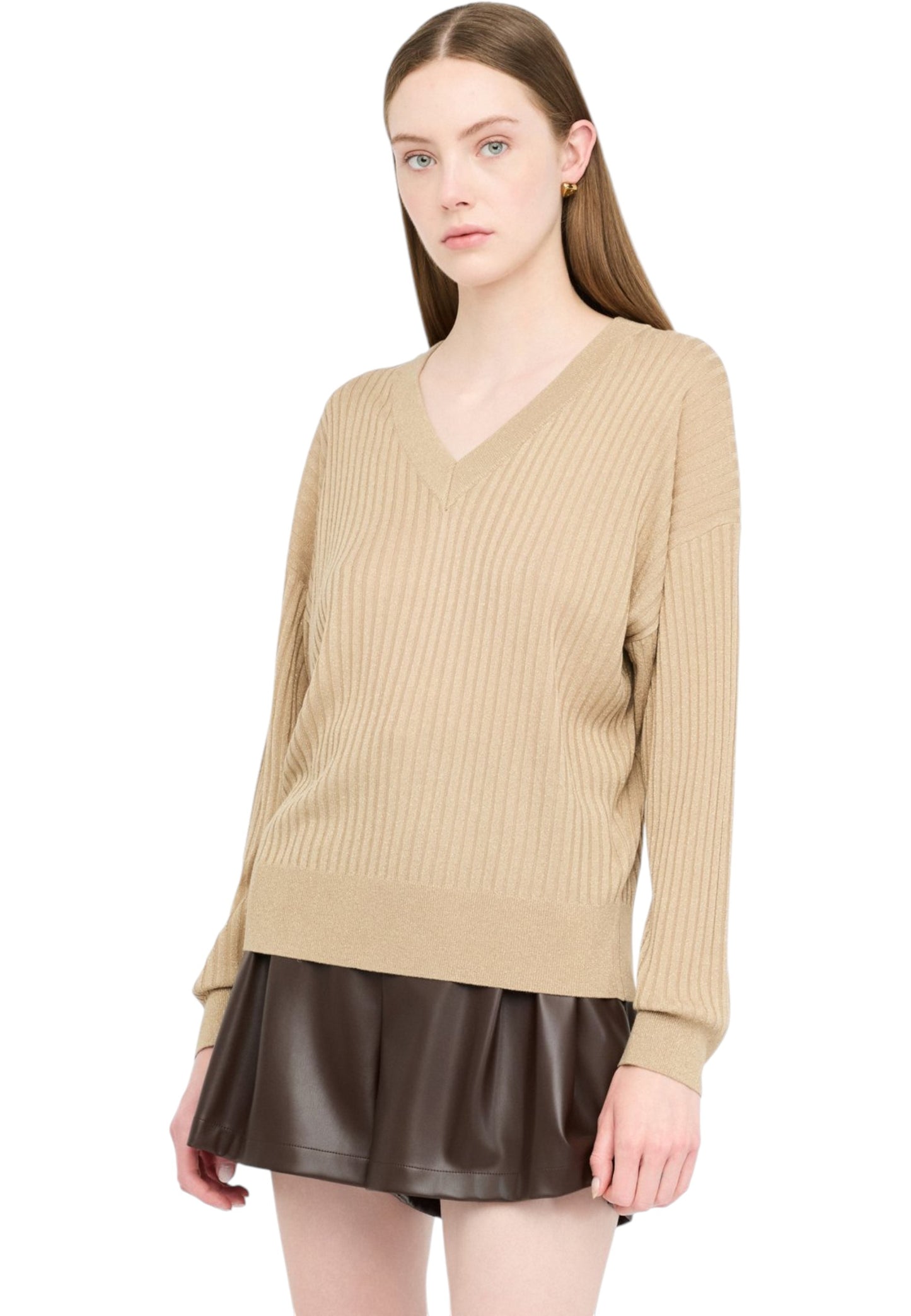 Maglione Scollo A V Donna Liu Jo MF5390MS46J