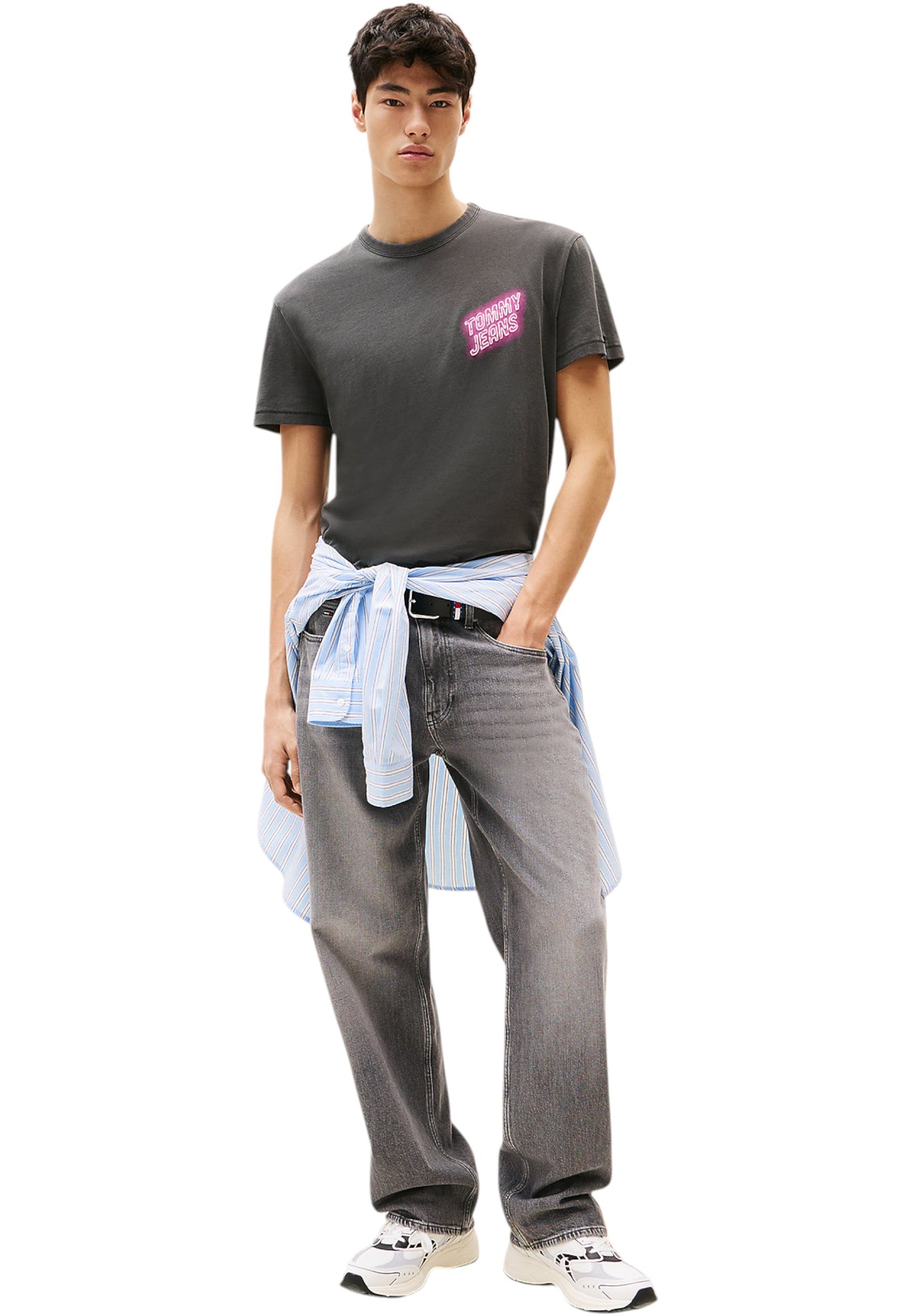 T-Shirt Manica Corta Uomo Tommy Jeans Tjm Regular Novelty Fair DM0DM21829