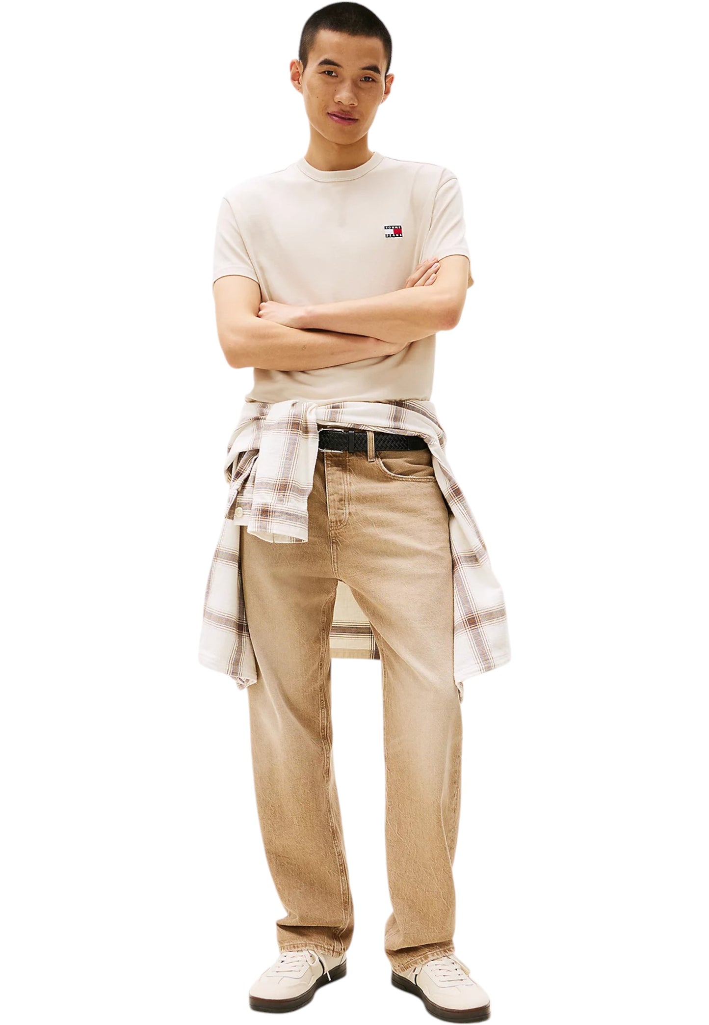 T-Shirt Manica Corta Uomo Tommy Jeans  Tjm Reg Badge Ex