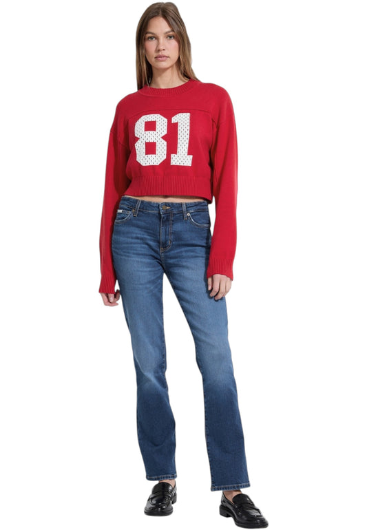 Maglione A Girocollo Donna Guess Gj Crop 81 W5YR33Z3HM1