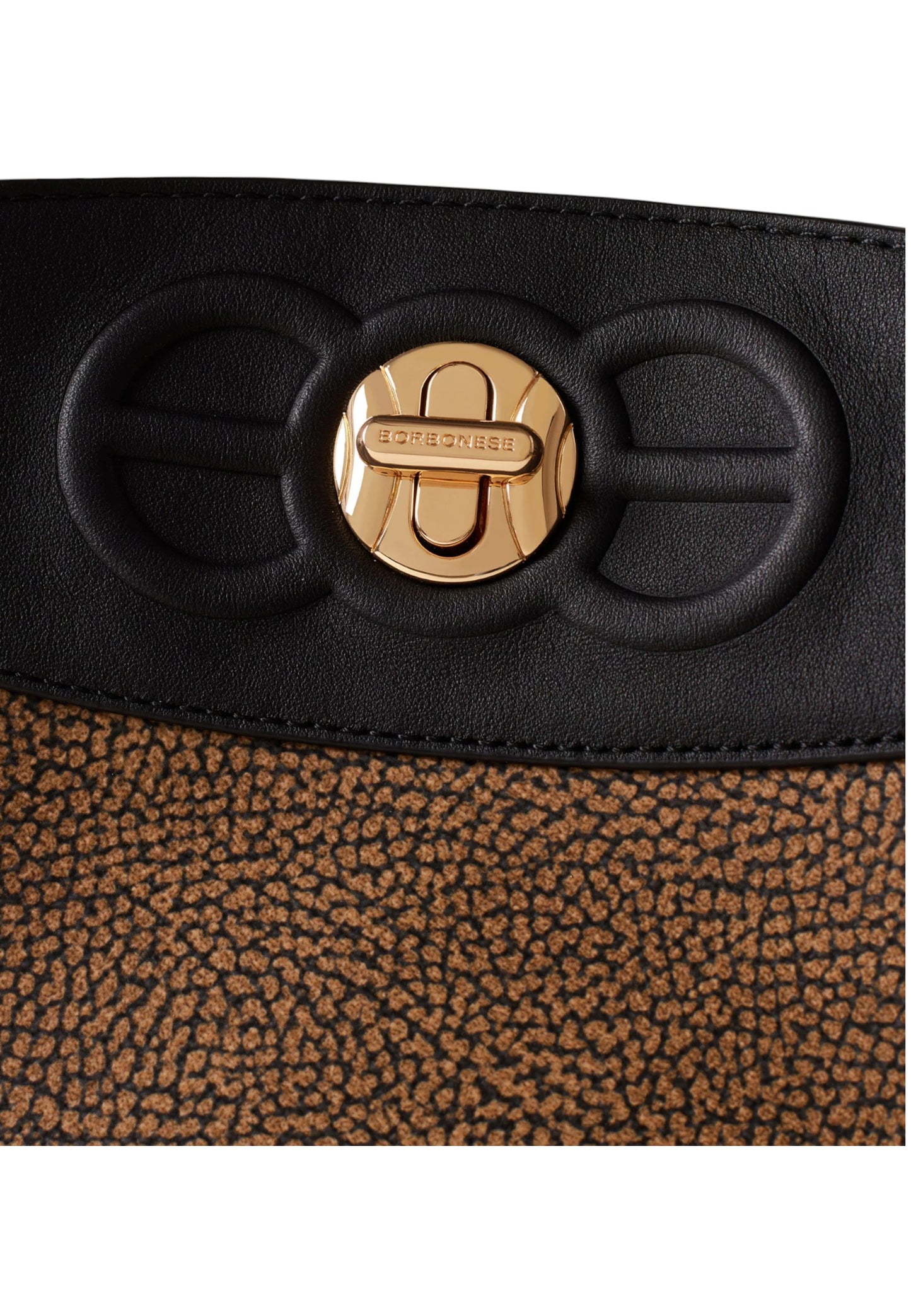 Borsa A Spalla Donna Borbonese Shopping Medium Moonlight 910101380098