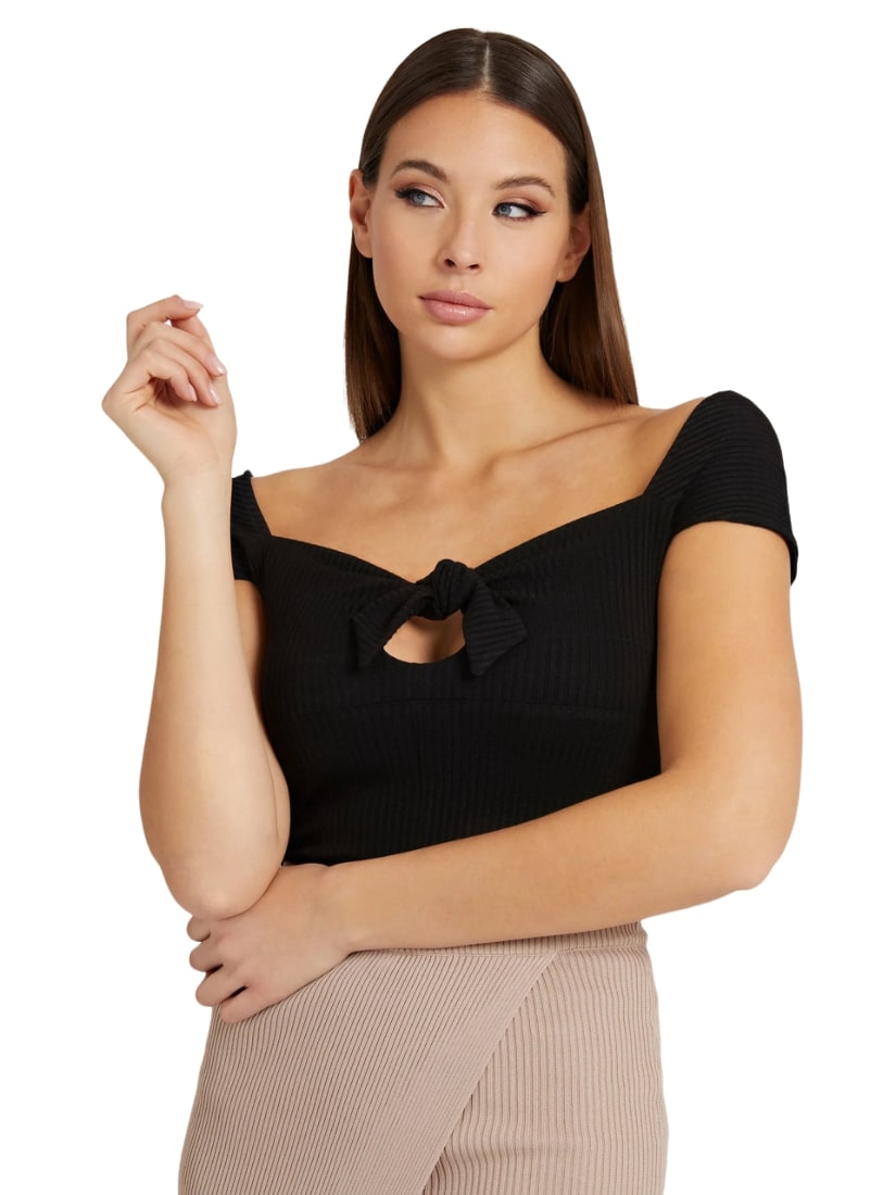 Top Manica Corta Donna Guess W2GP02K86Z2