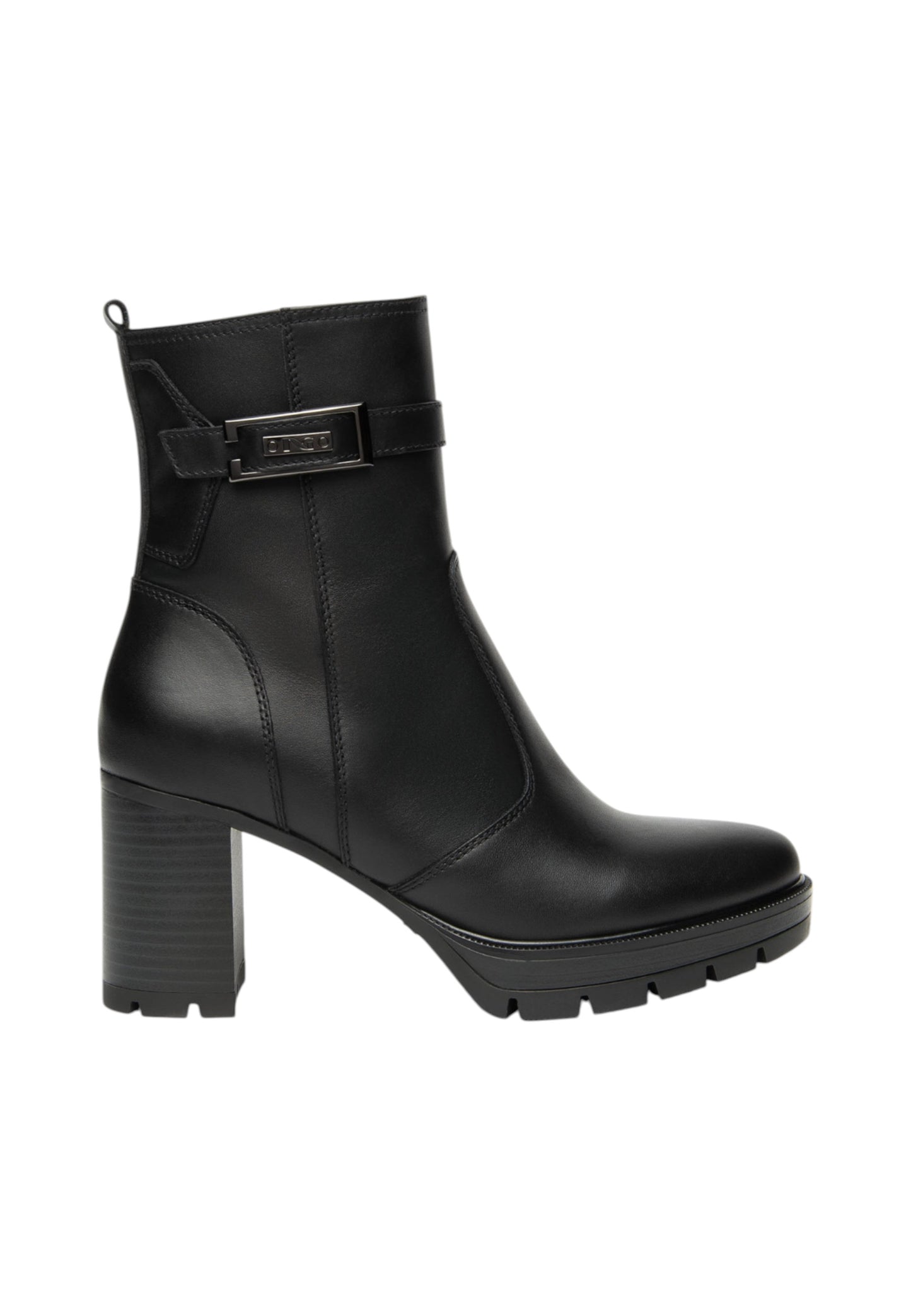 Stivaletti Tronchetti Donna Nero Giardini Tacco 8 CM I514852D