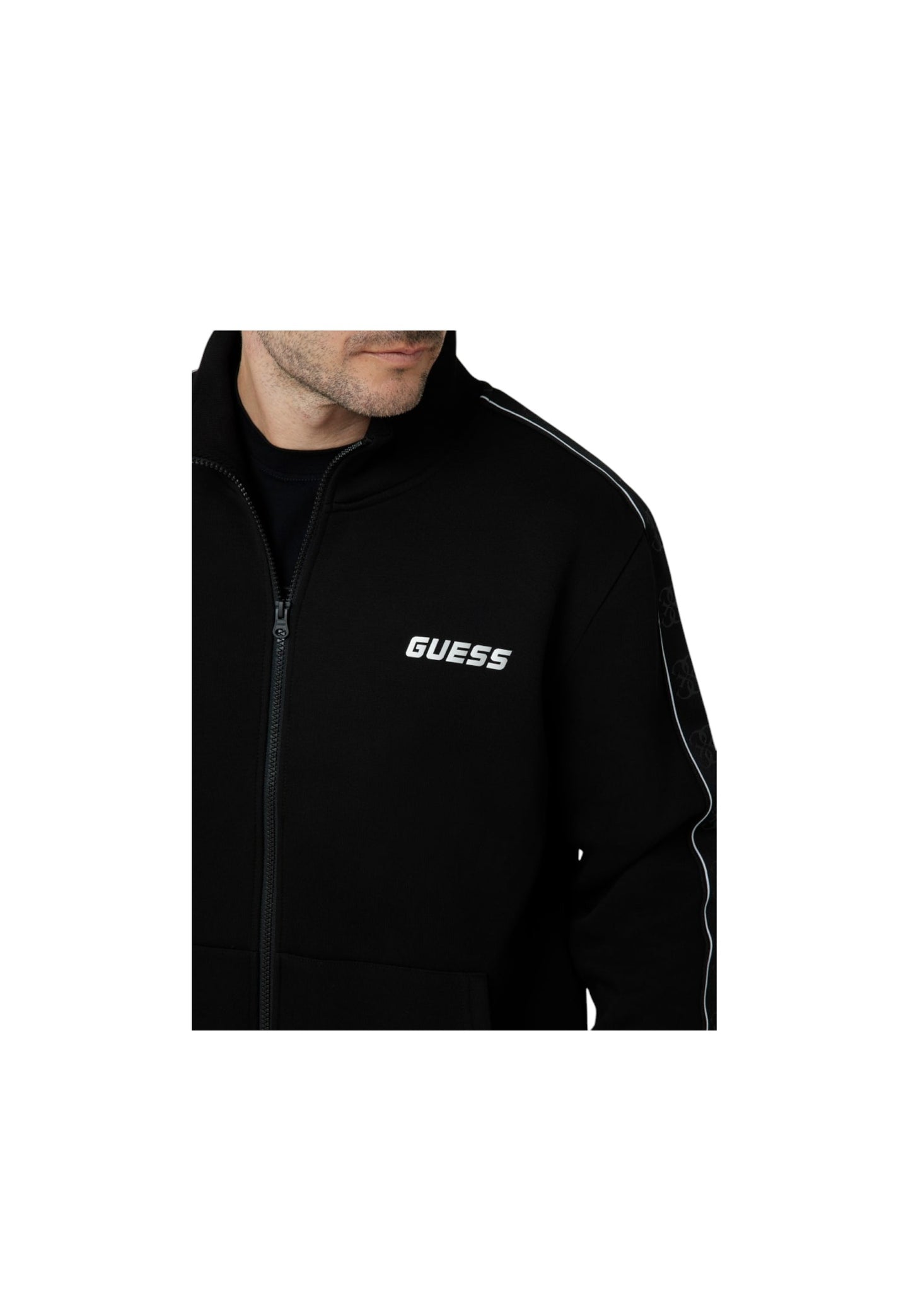 Felpa Con Zip Uomo Guess Mickey