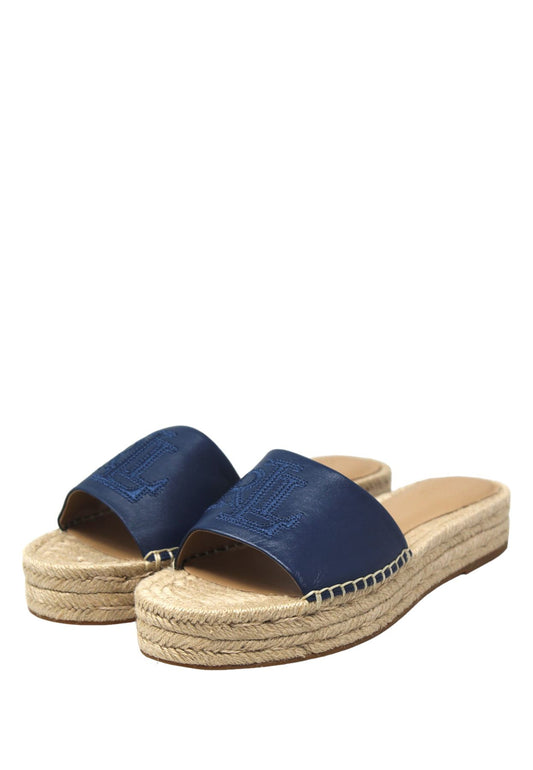 Ciabatte Con Zeppa Donna Lauren Ralph Lauren Polly Logo 802927965