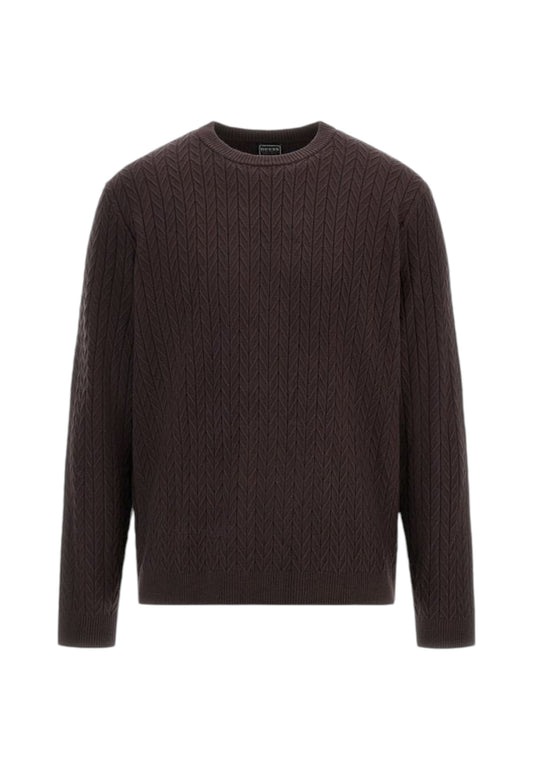 Maglione A Girocollo Uomo Guess  Ivan Chevron M5BR41Z2ZK2