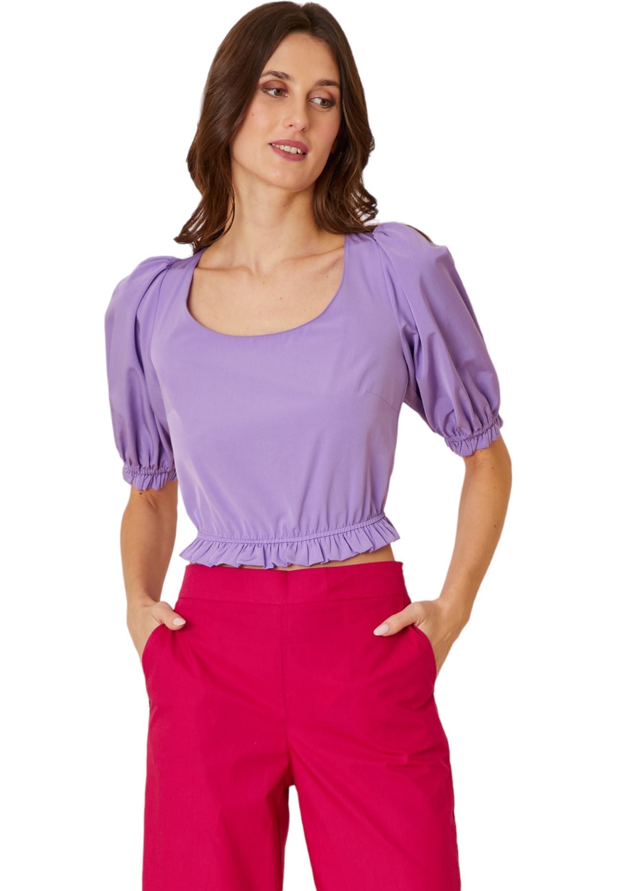 Blusa Donna Manila Grace Cut Out S3JC105PU