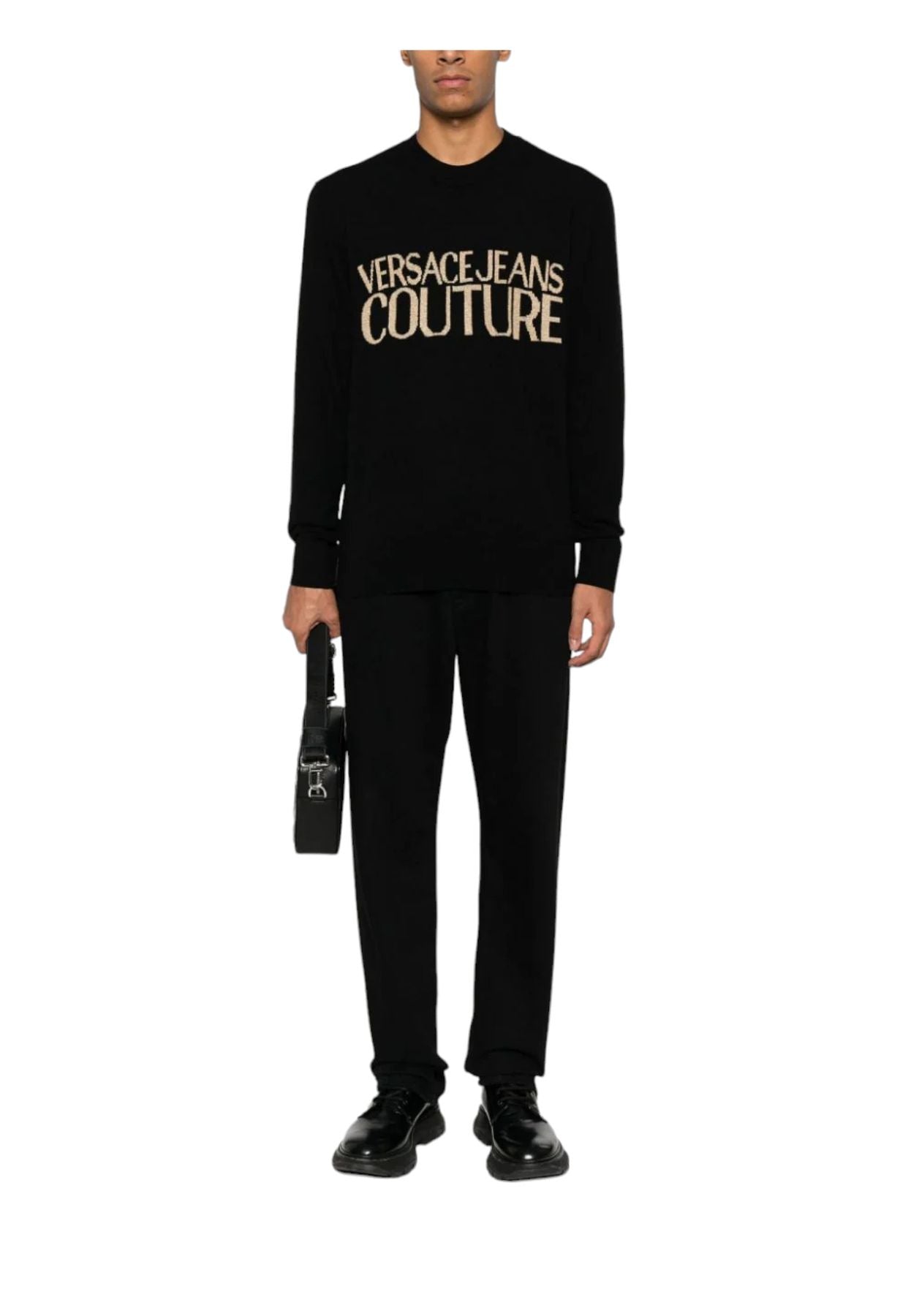 Maglione A Girocollo Uomo Versace Jeans Couture   75GAFML1CM31H