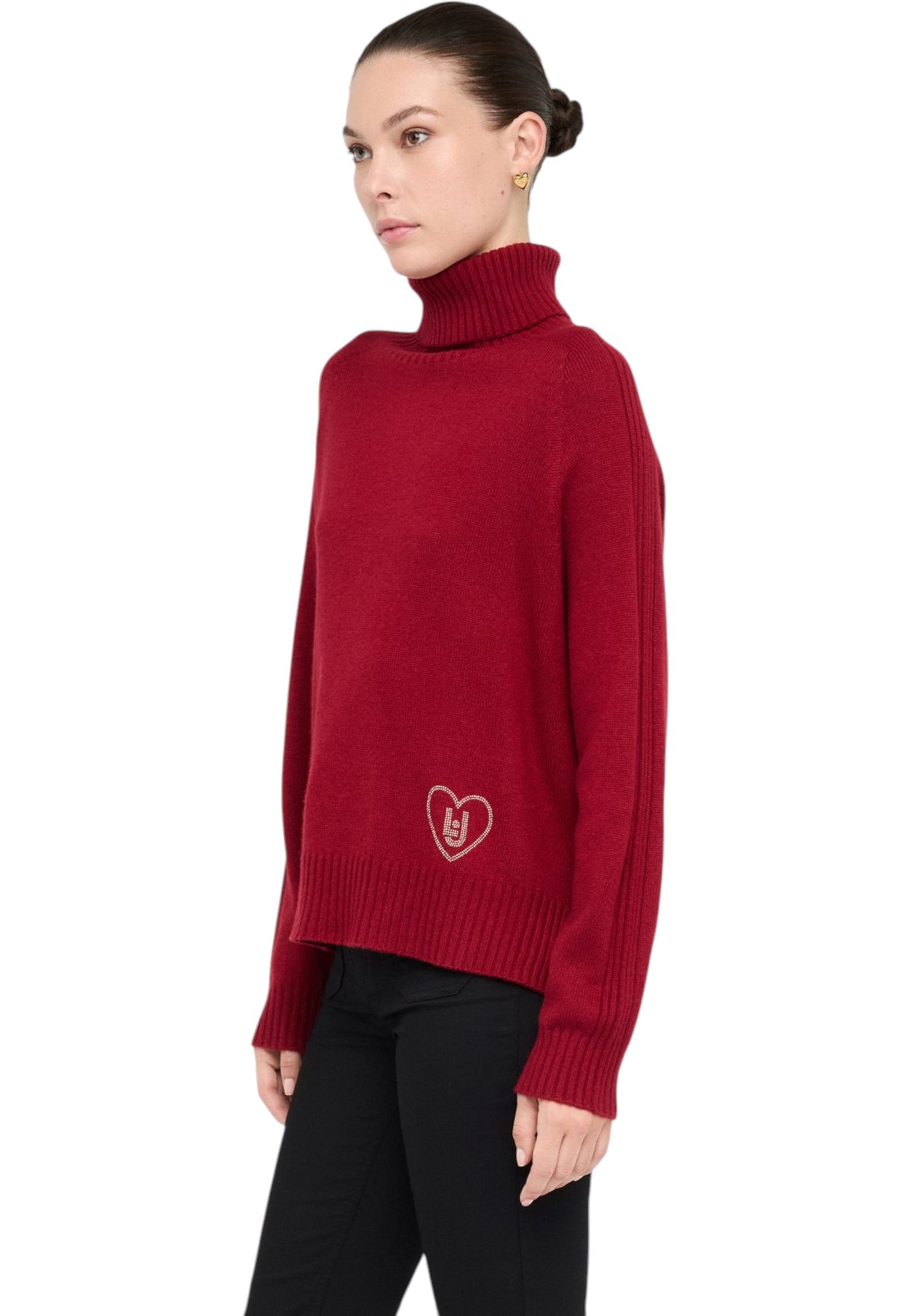 Maglione Collo Alto Donna Liu Jo MF5445MS76L