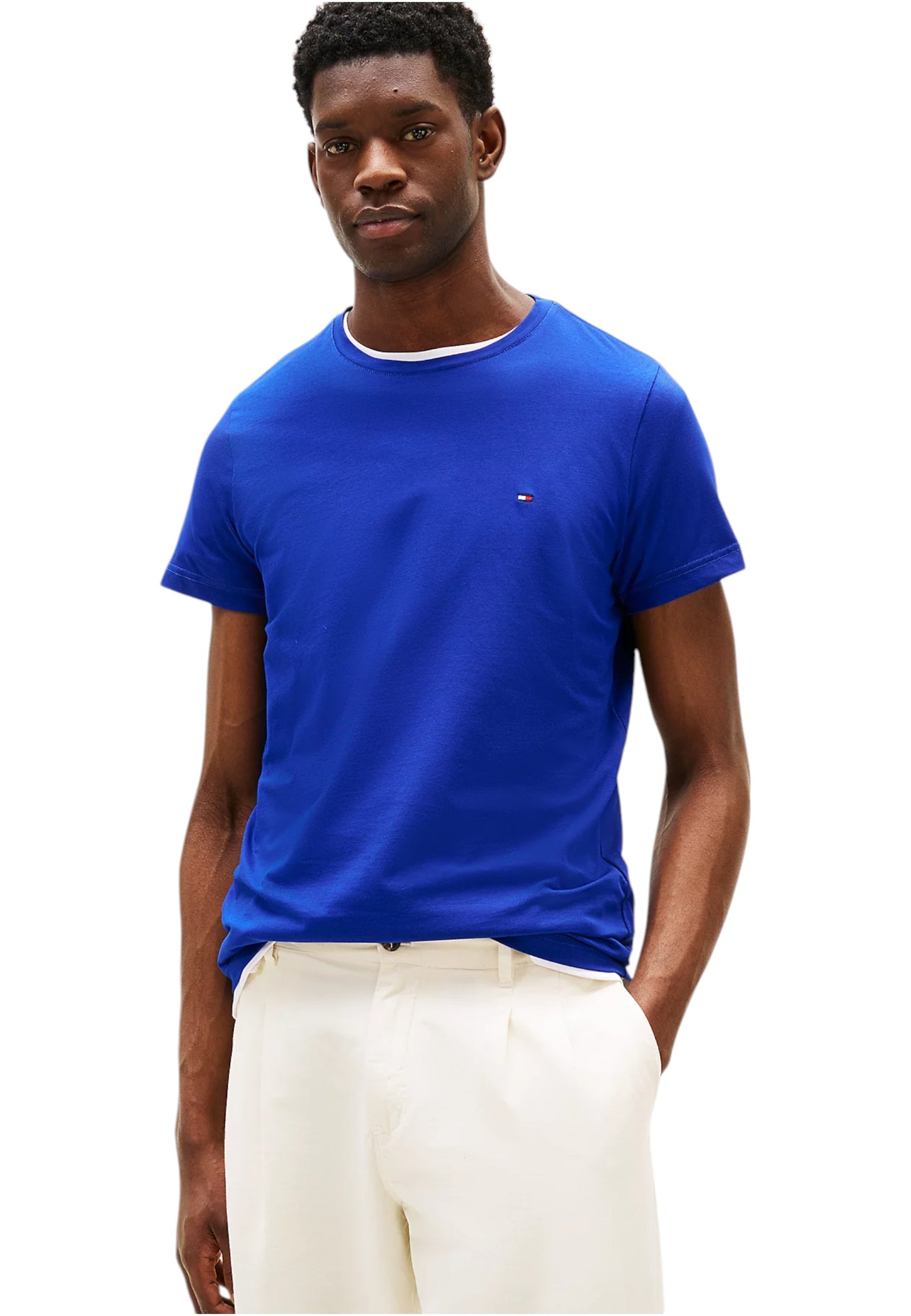 T-Shirt Manica Corta Uomo Tommy Hilfiger  Stretch Slim Fit