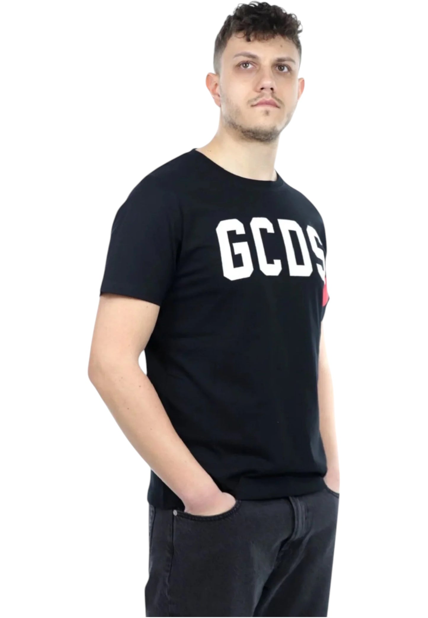 T-Shirt Manica Corta Uomo Gcds Logo Regular