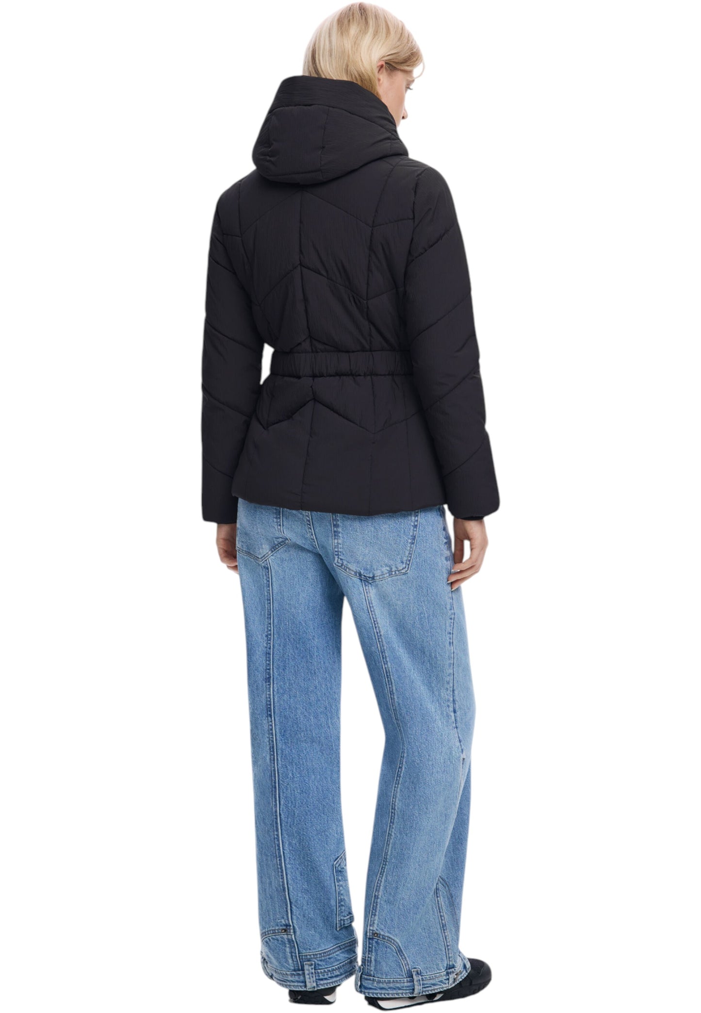 Piumino Corto Donna Desigual Con Cappuccio Belt 25WWEW30