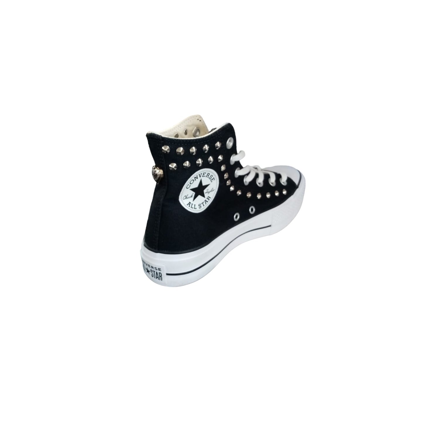Sneakers Alte Donna Converse Customizzate Chuck Taylor All Star Platform 560845C