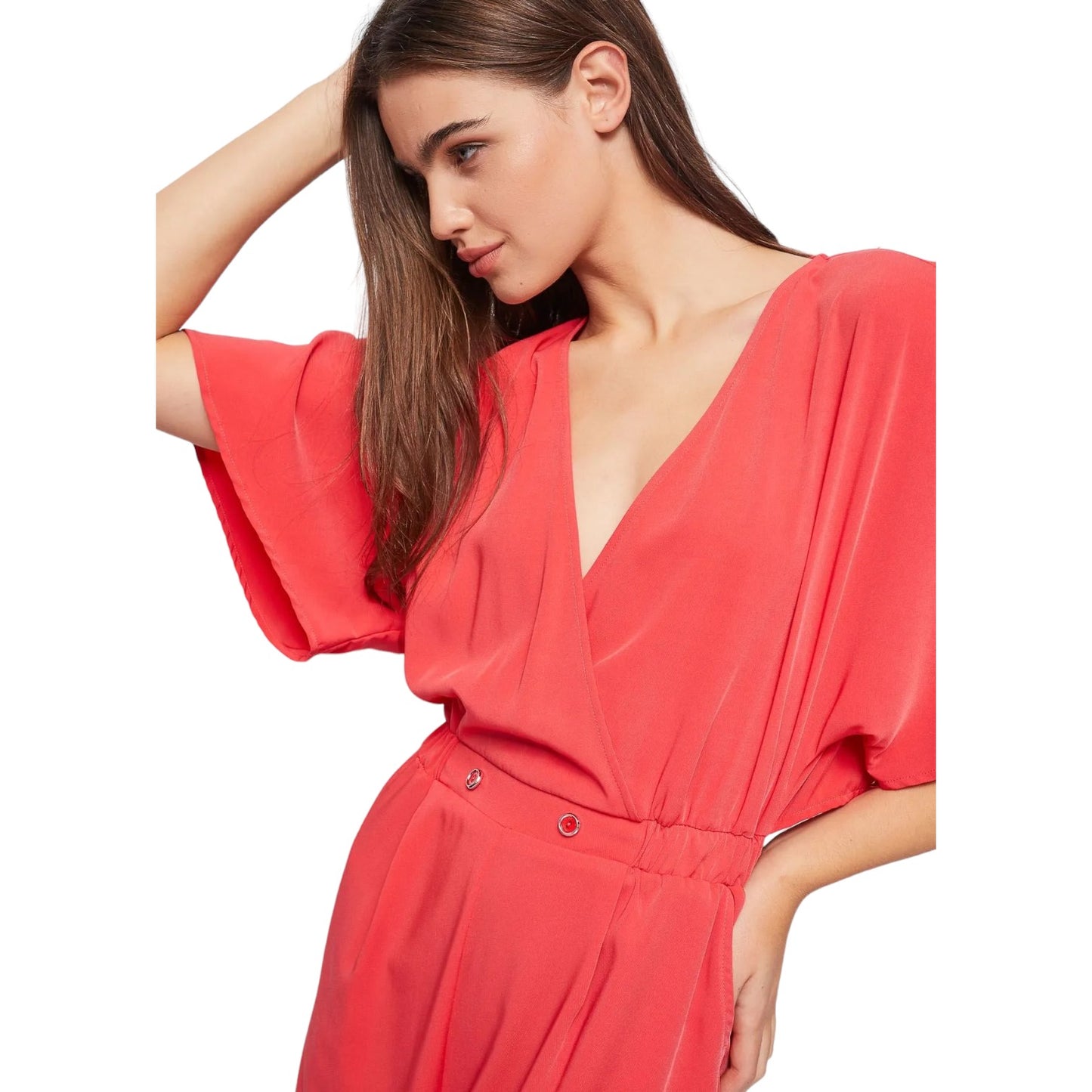 Tuta Jumpsuit Manica 3/4 Donna Gaudi Corta 311BD25025