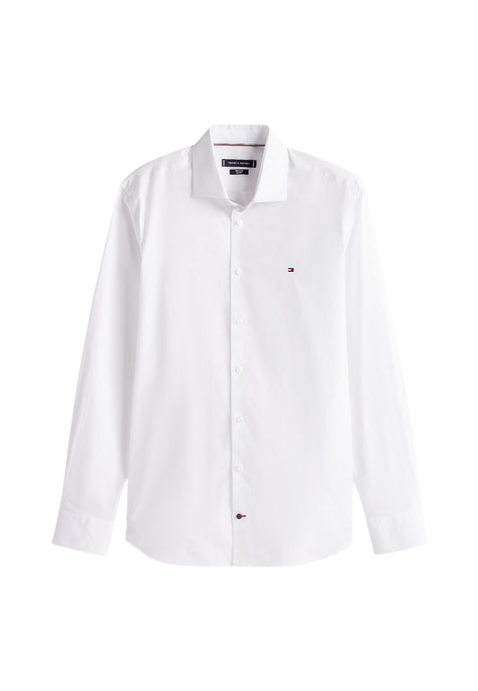Camicia Manica lunga Uomo Tommy Hilfiger  Cl - Flex Poplin Sf MW0MW38347