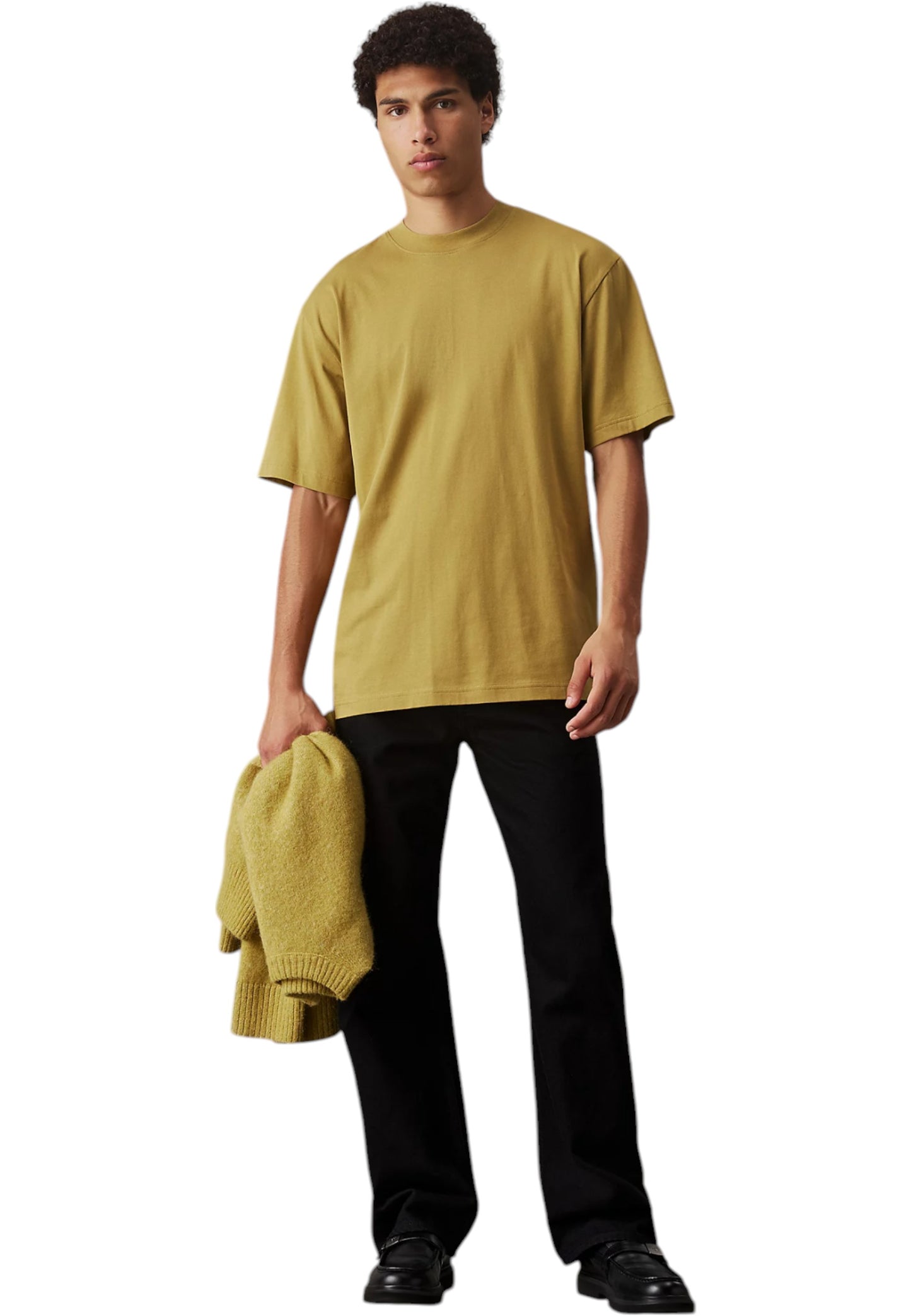 T-Shirt Manica Corta Uomo Calvin klein Jeans  Woven Label Relaxed