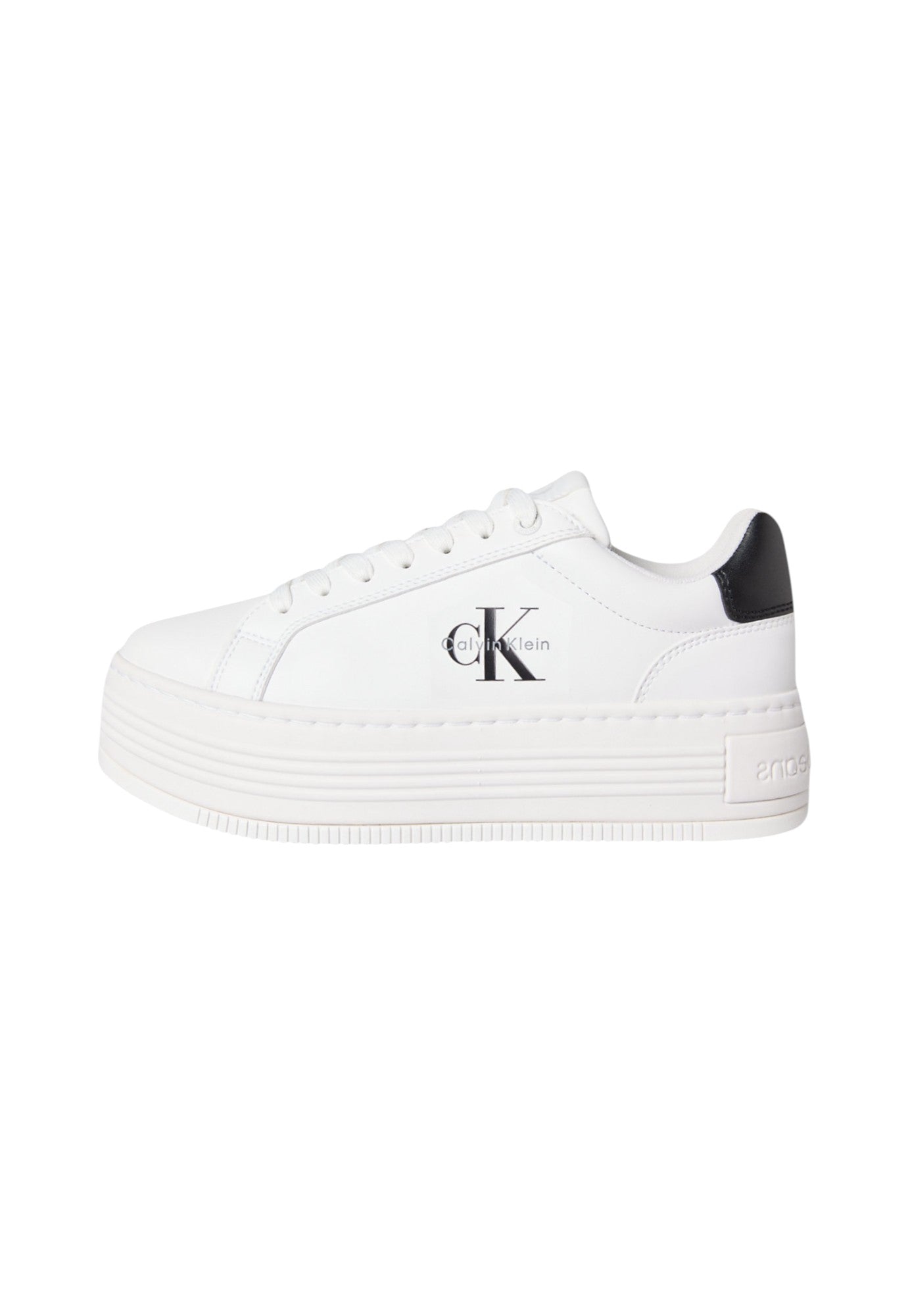 Sneakers Basse Donna Calvin klein Jeans Con Suola Alta Bold Flatf Low Lace YW0YW01878