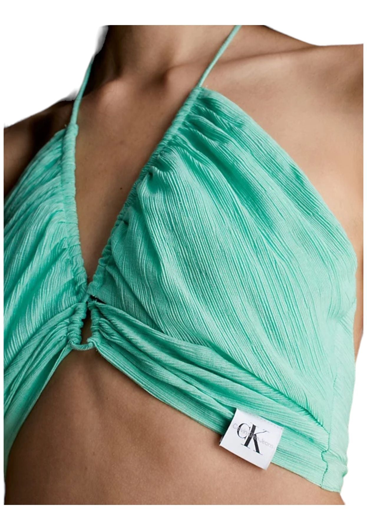 Top Senza Maniche Donna Calvin klein Jeans Wrap Strappy Crinkle J20J221074