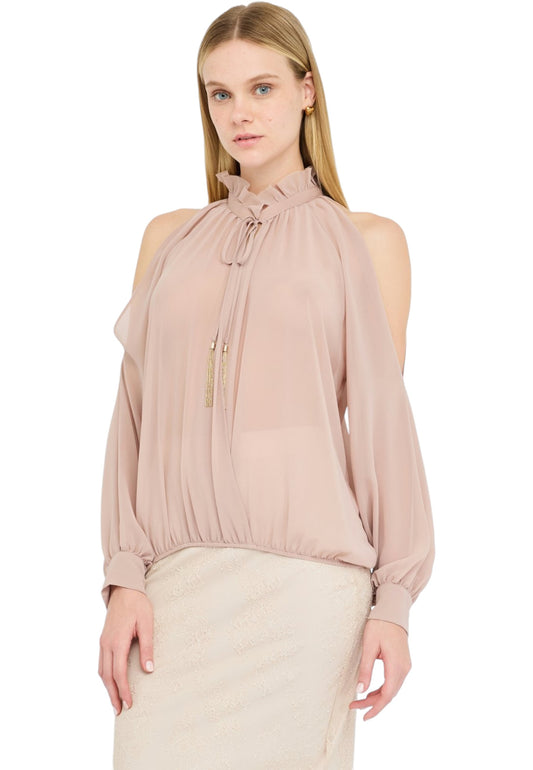 Blusa Manica lunga Donna Liu Jo Con Cut-Out  CF5396TS869
