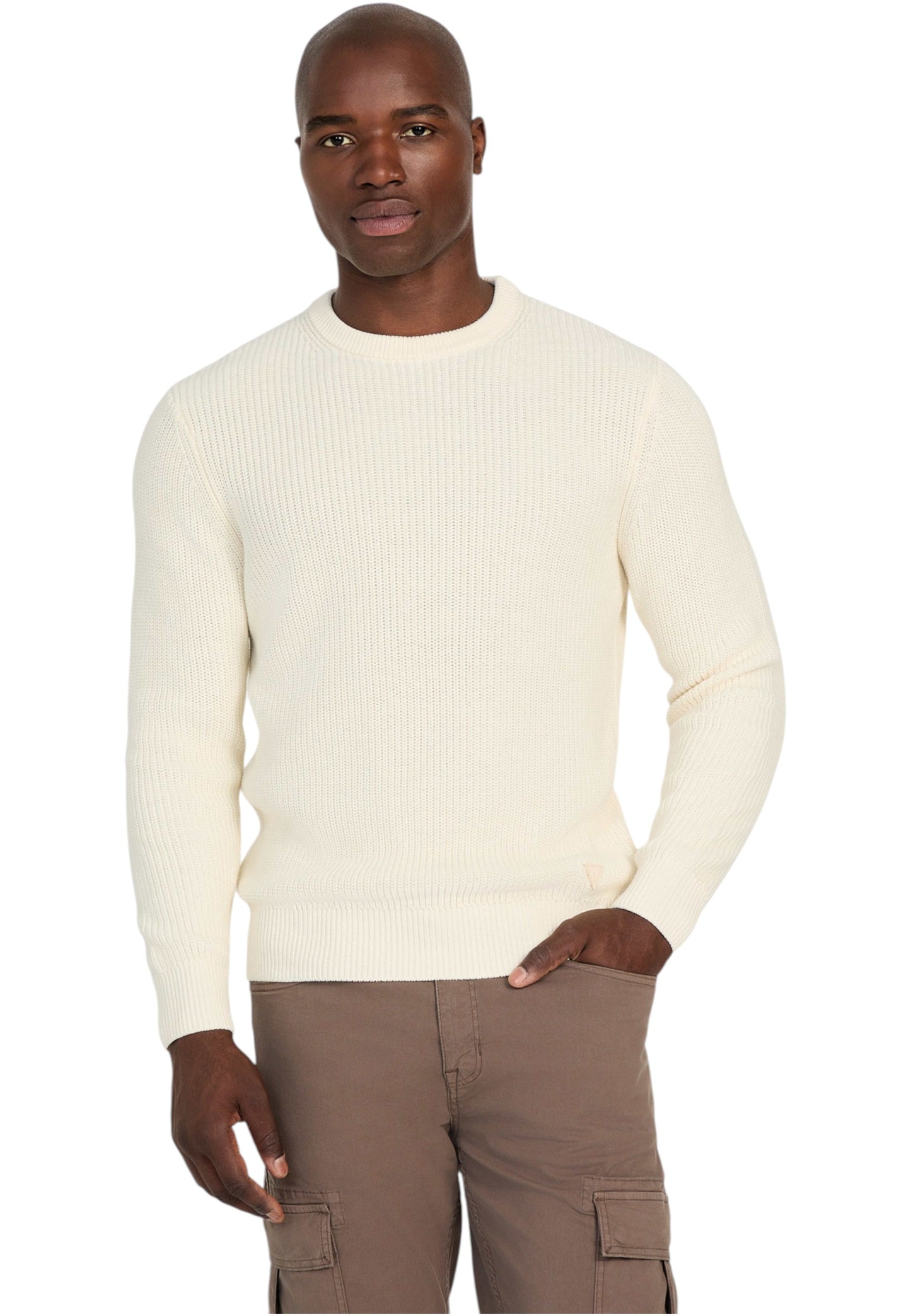 Maglia A Girocollo Uomo Guess A Coste Washed Herbie M5YR05Z3OD0