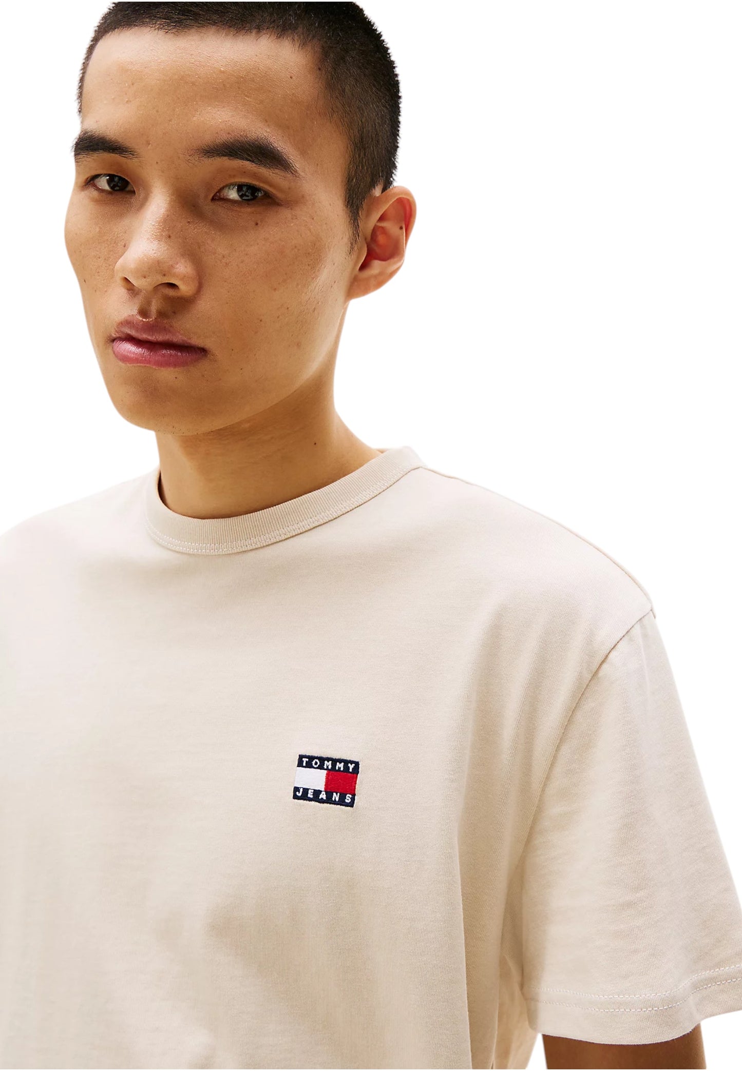 T-Shirt Manica Corta Uomo Tommy Jeans  Tjm Reg Badge Ex