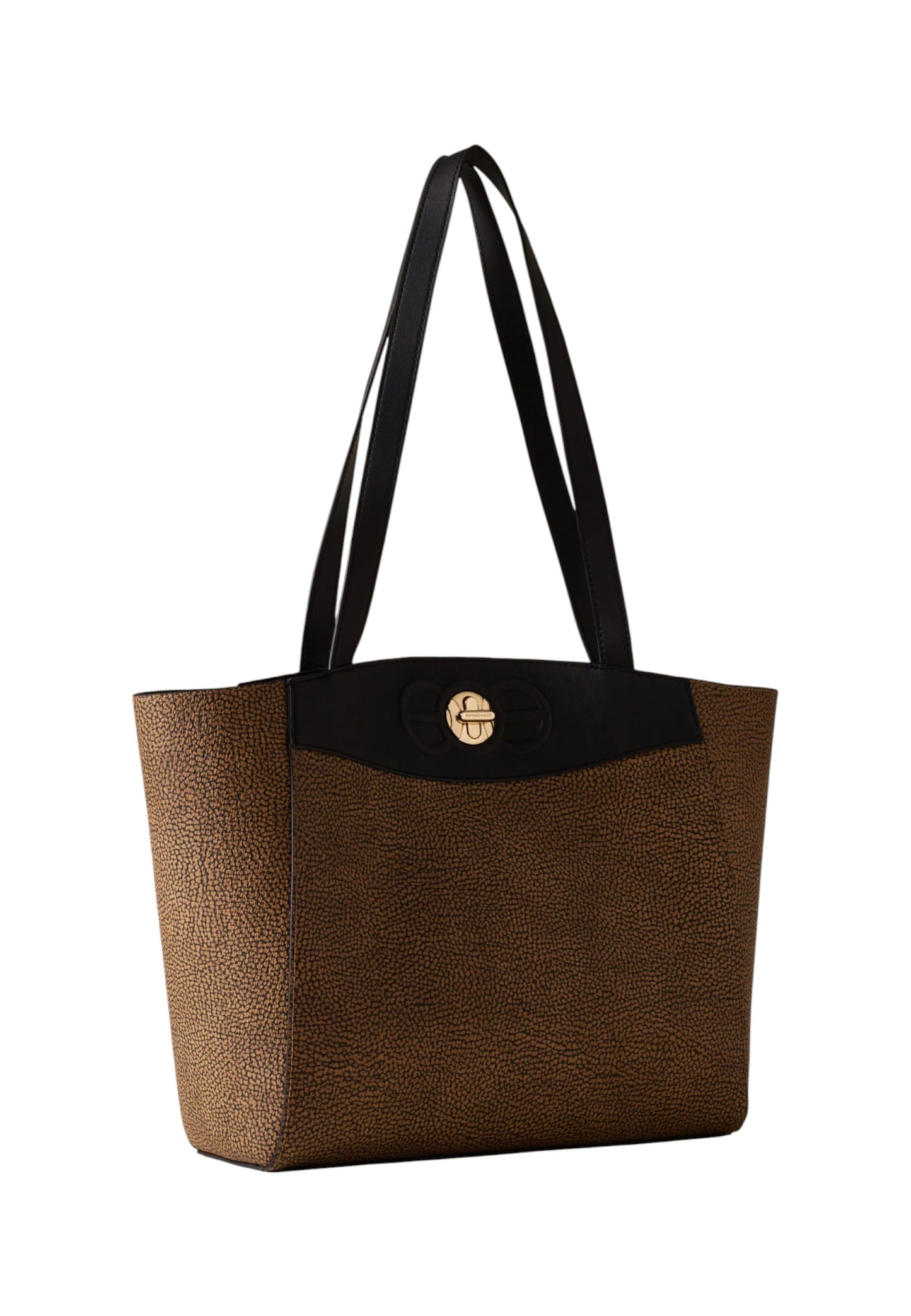 Borsa A Spalla Donna Borbonese Shopping Medium Moonlight 910101380098