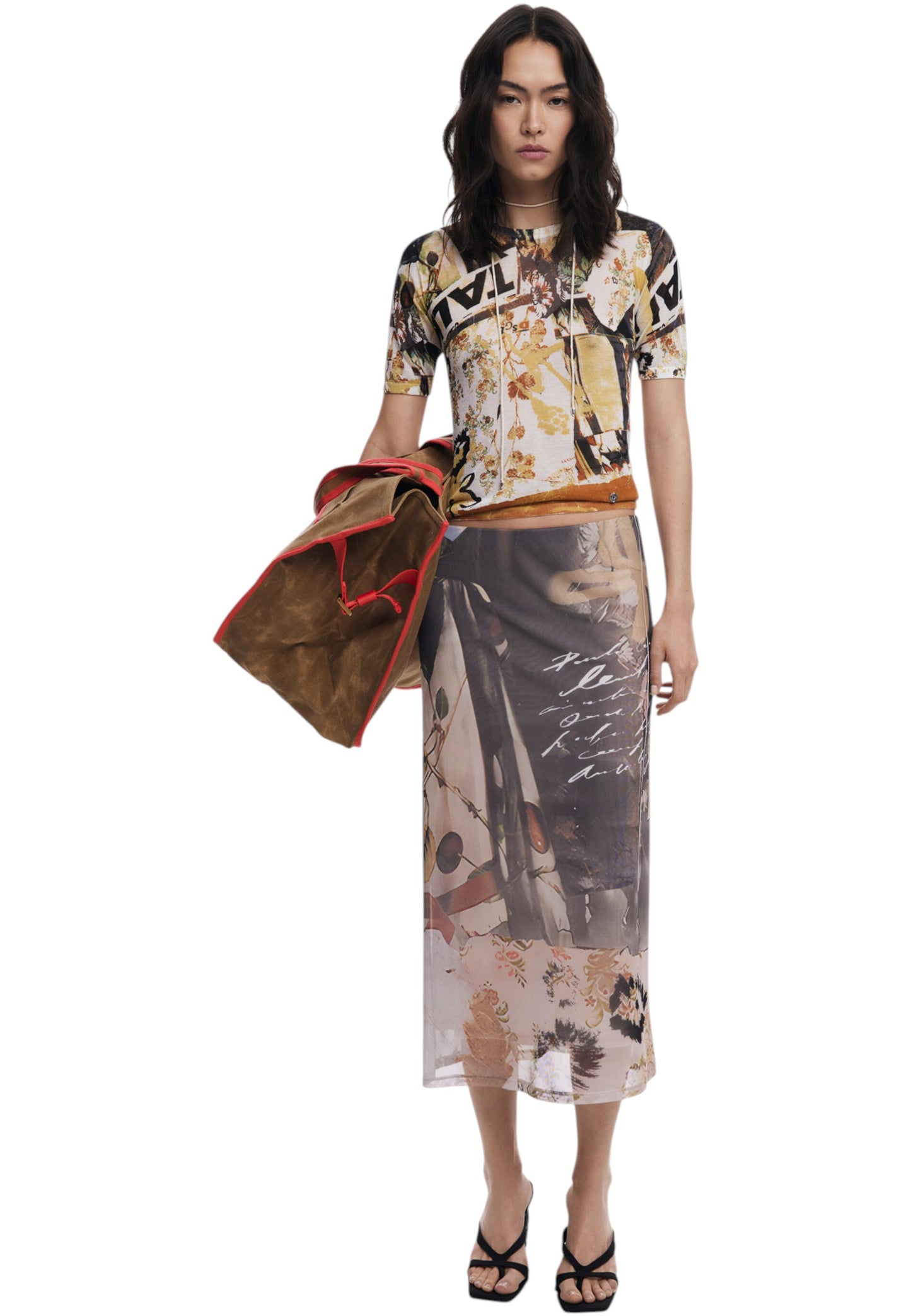 Gonna Donna Desigual Fal Collage 25WWFK05