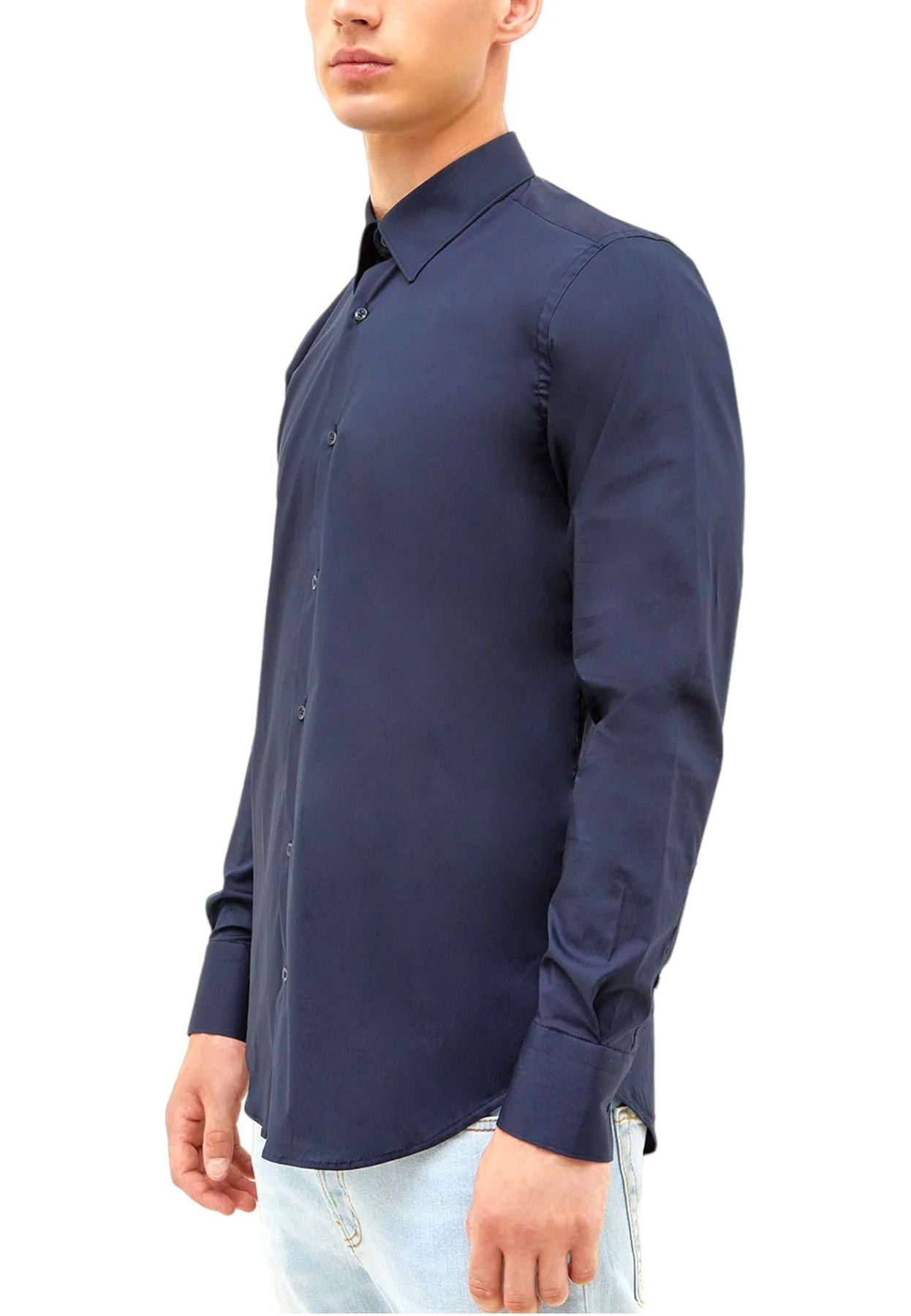 Camicia Manica lunga Uomo Liu Jo Slim Stretch Milano M000P201MILANO