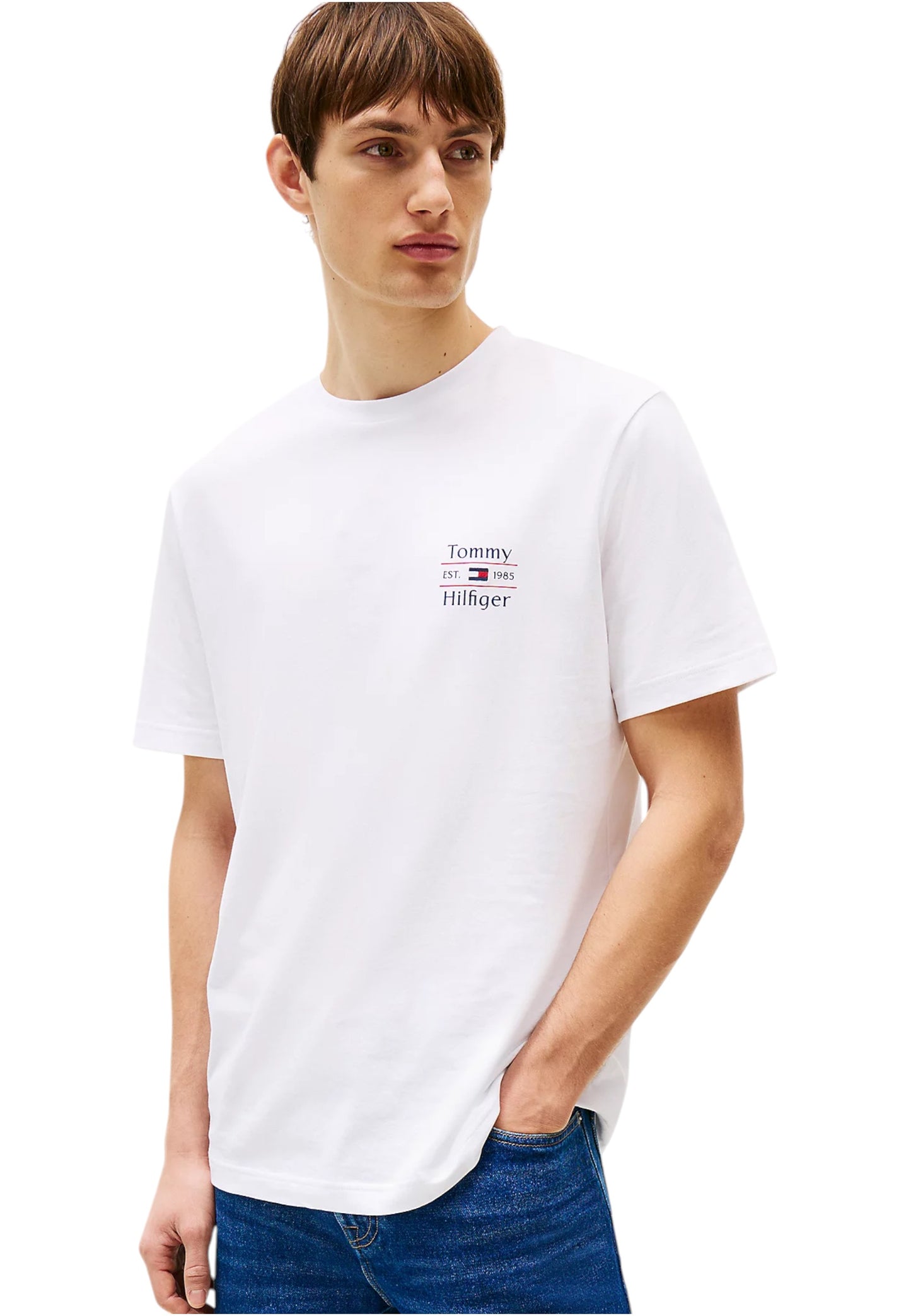 T-Shirt Manica Corta Uomo Tommy Hilfiger  Hilfiger Stack
