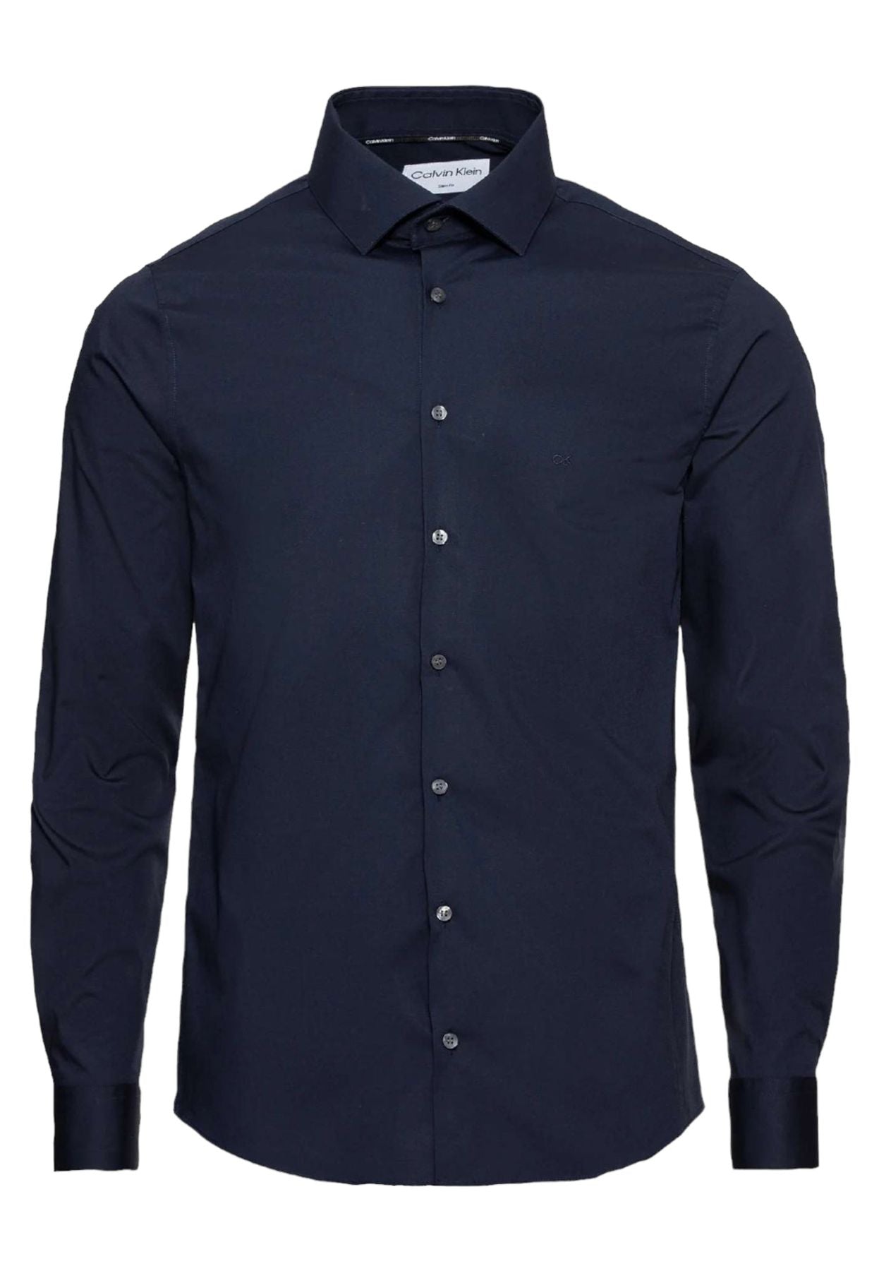 Camicia Manica lunga Uomo Calvin klein Poplin Stretch Slim K10K108229