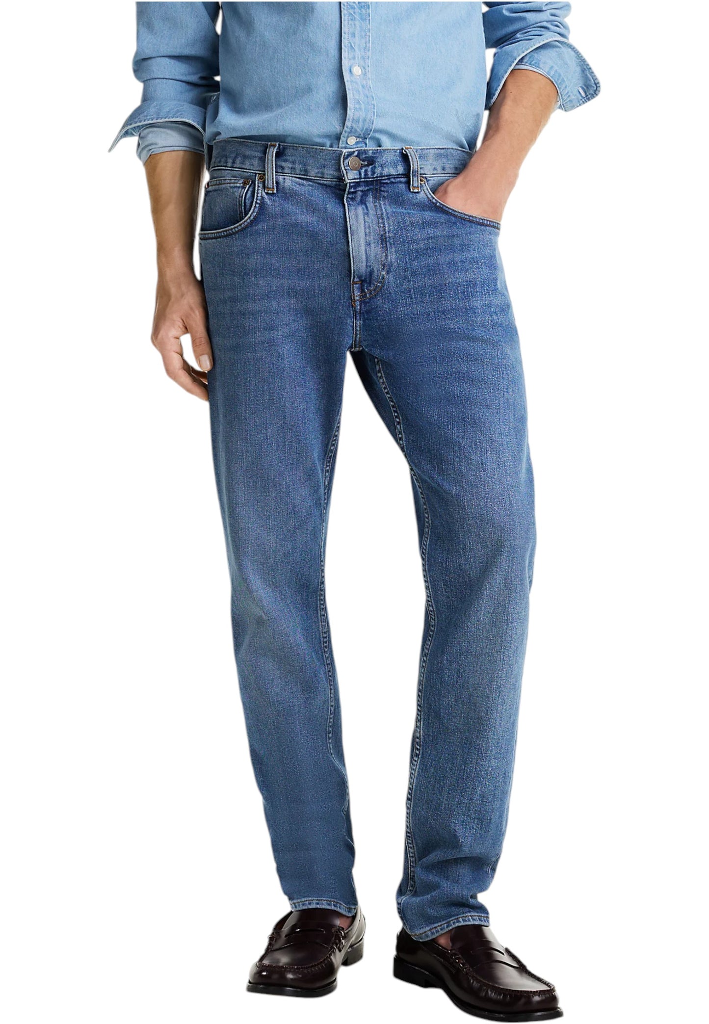 Jeans  Uomo Tommy Hilfiger  Tapered Harlem Str C