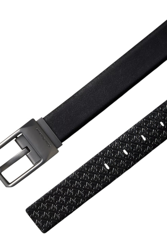 Cintura  Uomo Calvin klein 35Mm Aop Regolabile/Reversibile Faceted Buckle