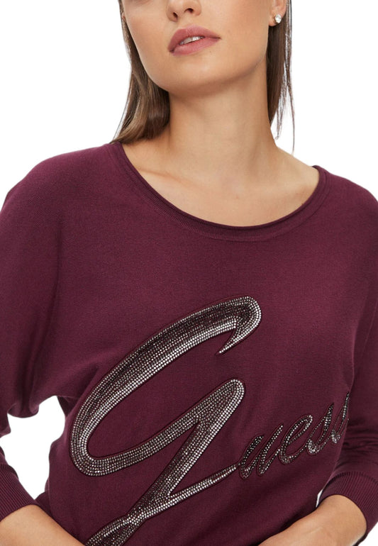Maglione Scollo A Barca Donna Guess Sophie Bat W3BR25Z2NQ2