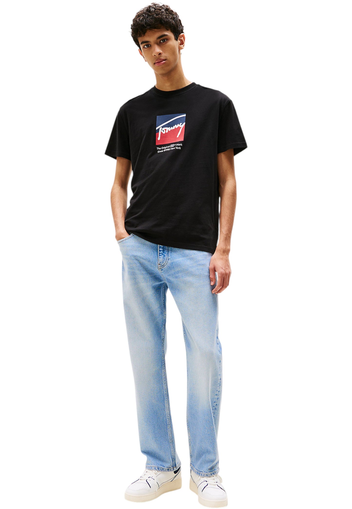 T-Shirt Manica Corta Uomo Tommy Jeans Tjm Regular Rwb Dna DM0DM21940
