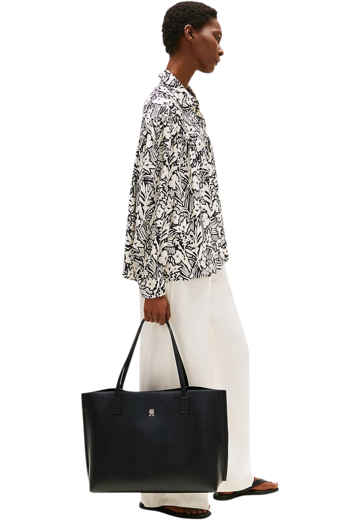 Borsa A Spalla Donna Tommy Hilfiger Tote Th Distinct AW0AW17461
