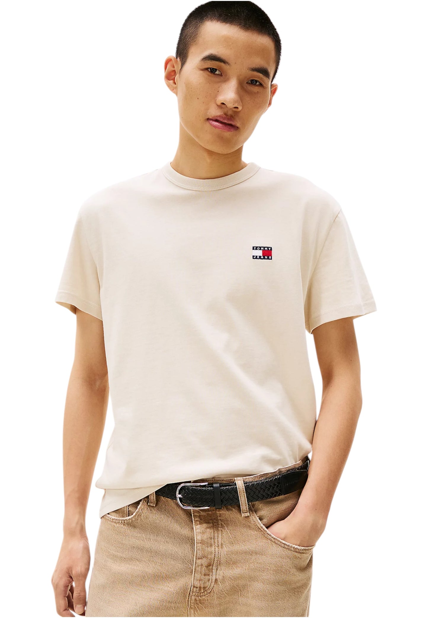 T-Shirt Manica Corta Uomo Tommy Jeans  Tjm Reg Badge Ex