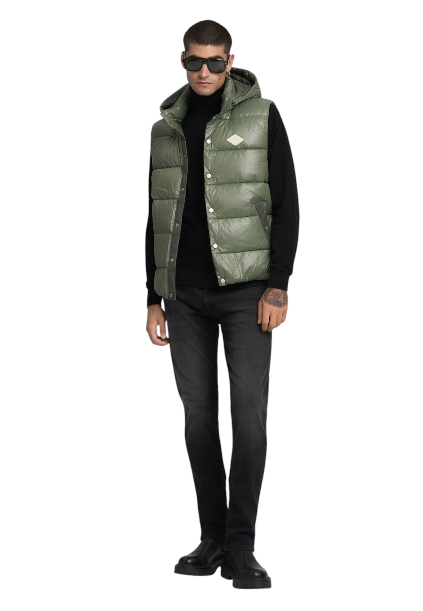 Gilet Con Cappuccio Uomo Replay Imbottito  M8475 .000.85304S