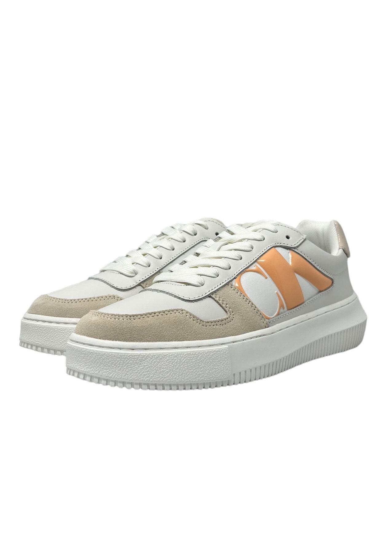 Sneakers Basse Donna Calvin klein Jeans Chunky Cupsole Low Mix Nbs Dc YW0YW01415