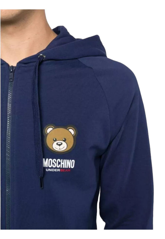 Felpa Con Zip Uomo Moschino   232V1A17894413