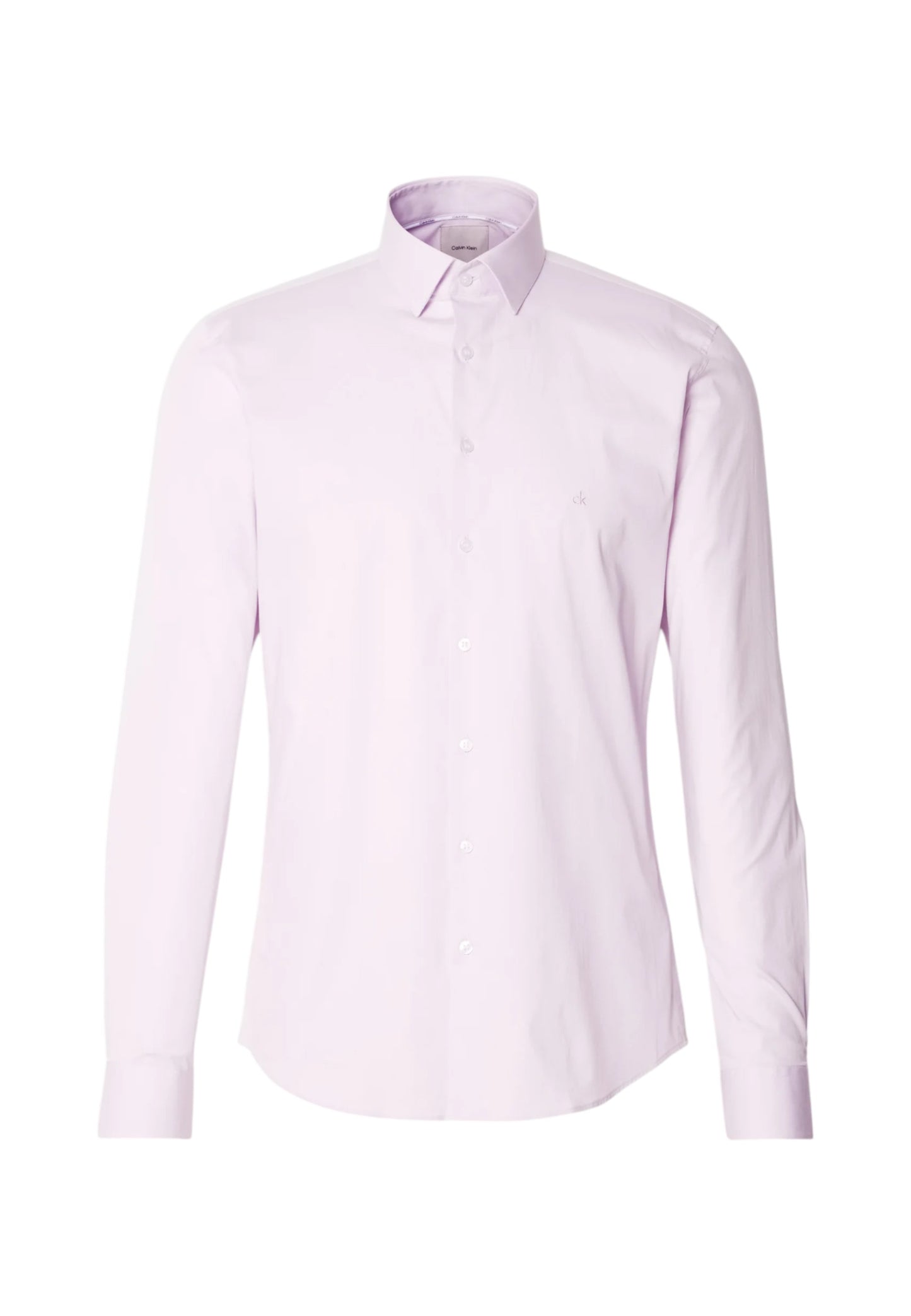 Camicia Manica lunga Uomo Calvin klein  Poplin Stretch Slim
